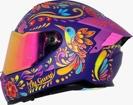 CASCO AXXIS ¡AY GÜEY! COLIBRI COLINALA
