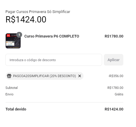 Curso Primavera P6 COMPLETO 