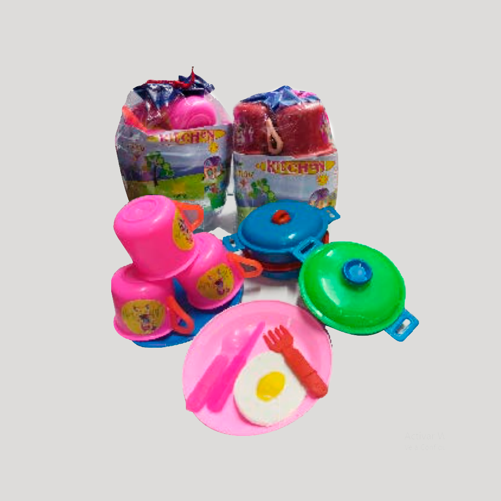 Vajilla de juguete 15 piezas