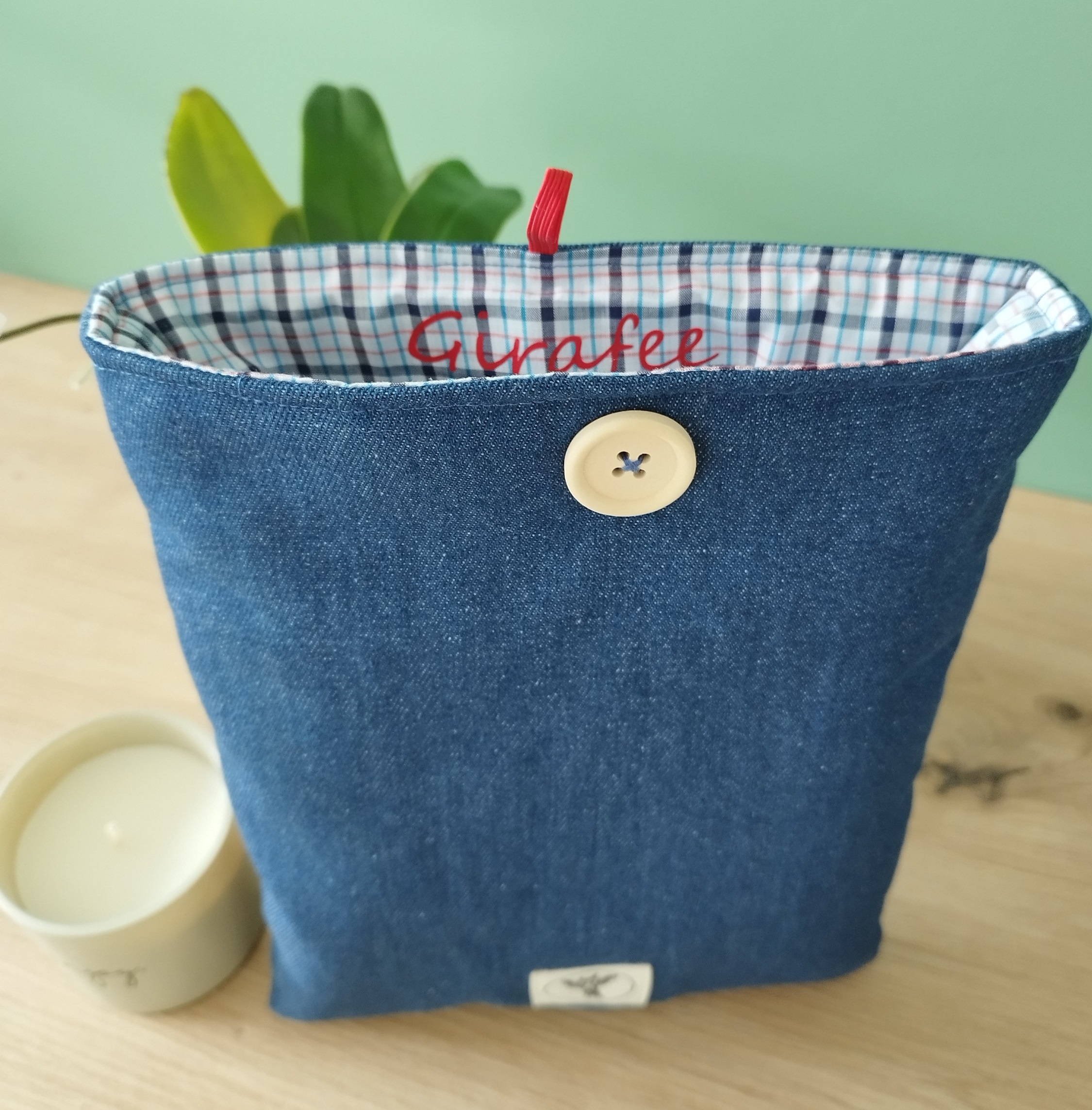 Housse tablette ou livré broché ASTRA en jean