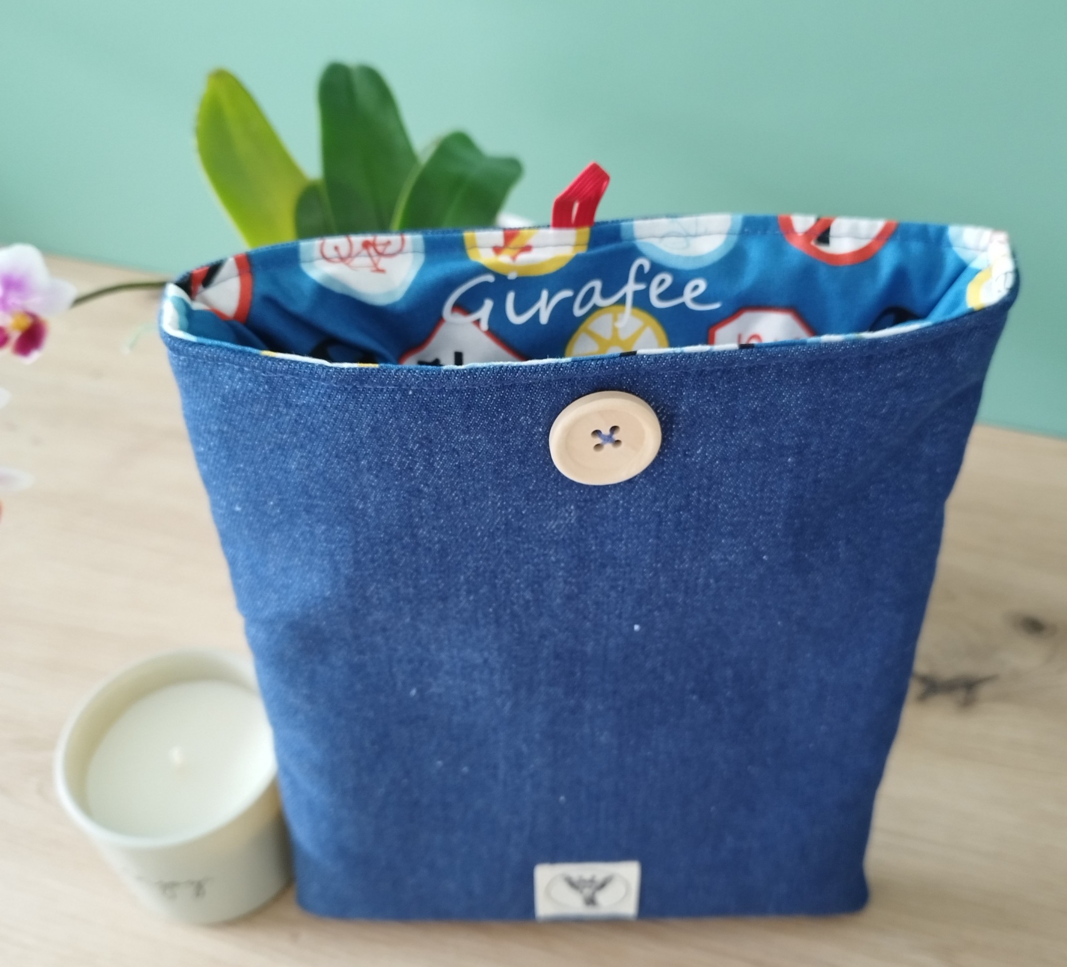 Housse tablette ou livré broché ASTRA en jean