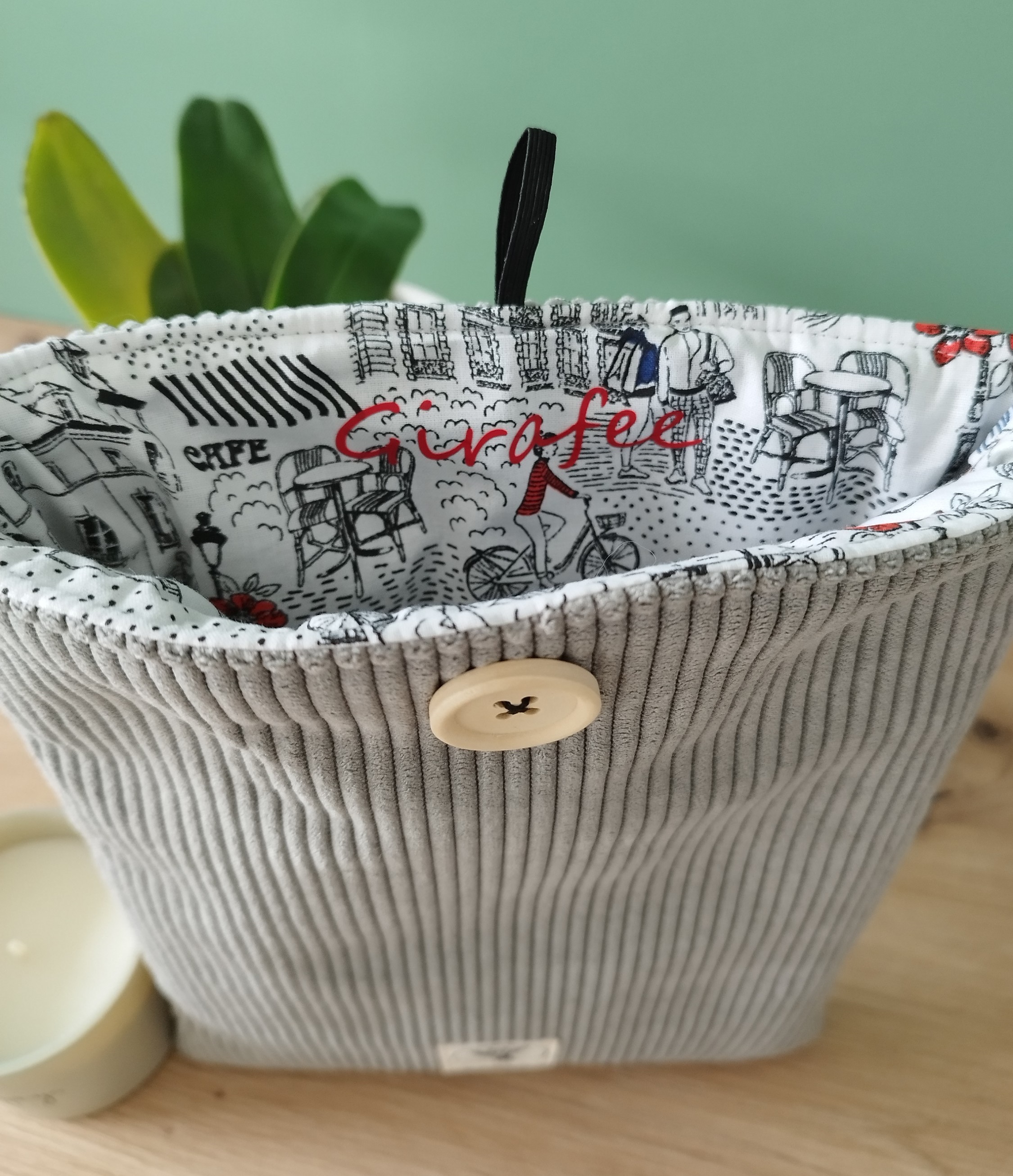 Housse tablette ou livré broché ASTRA en velours gris