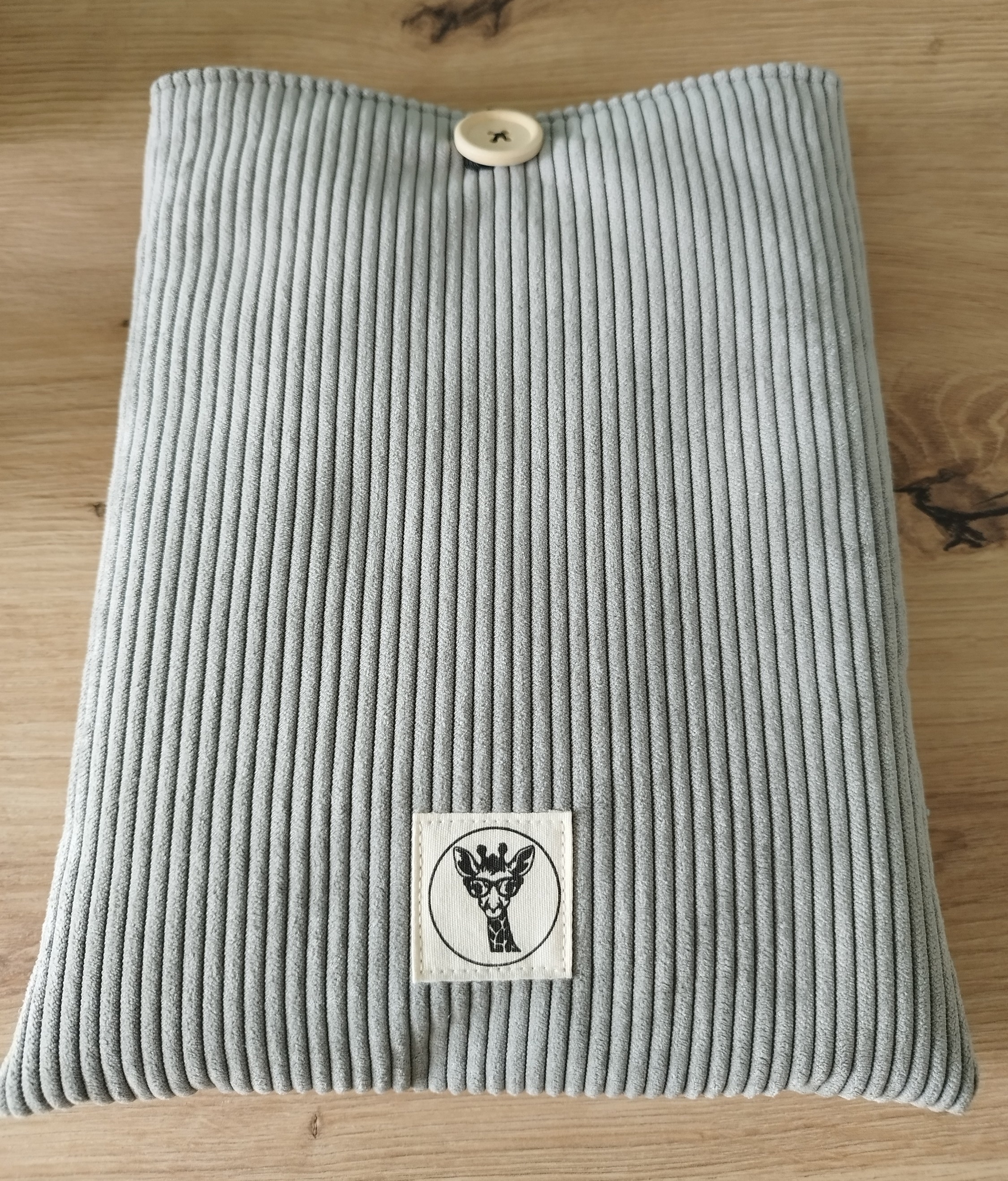 Housse tablette ou livré broché ASTRA en velours gris