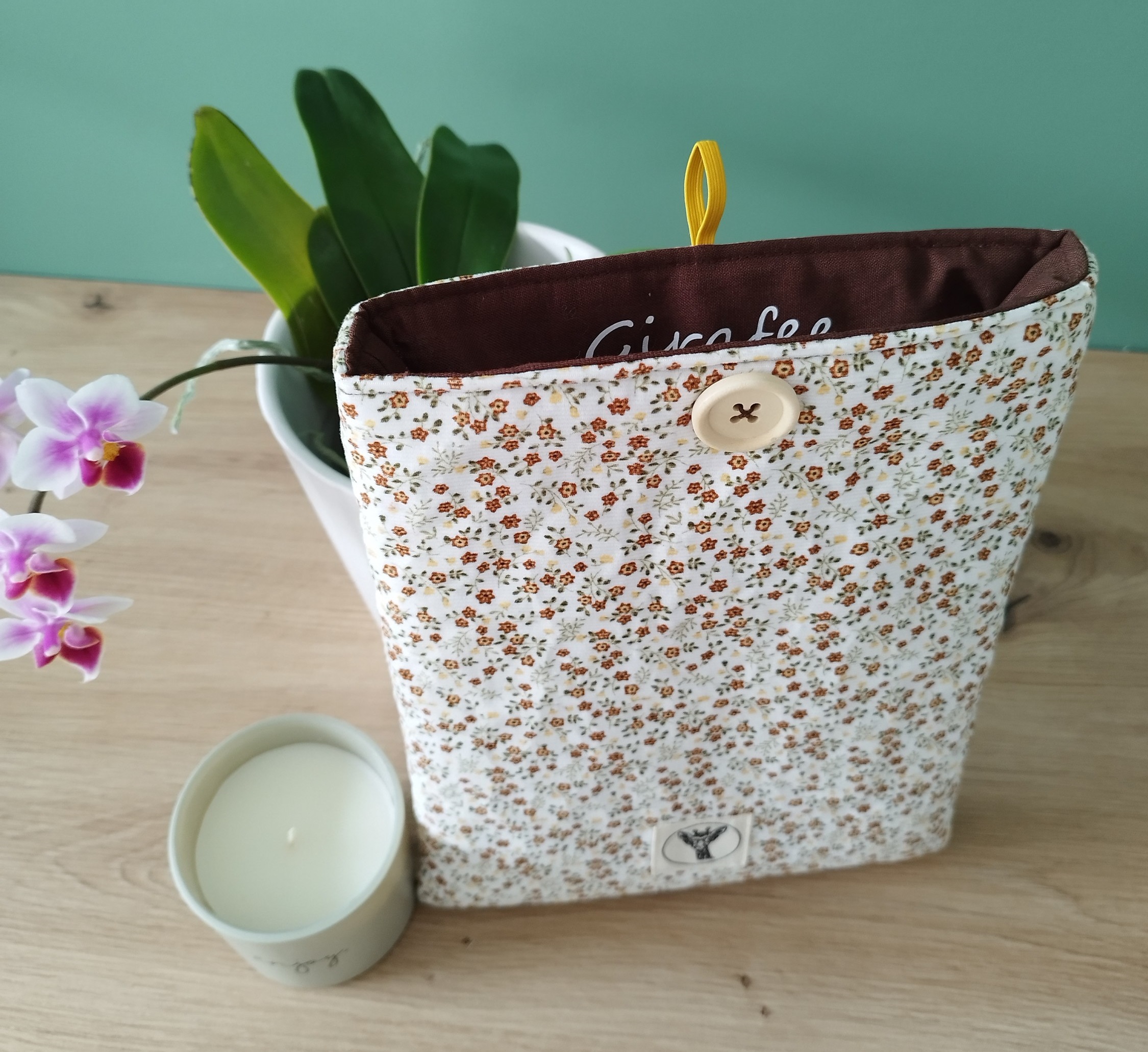 Housse tablette ou livré broché ASTRA velours liberty