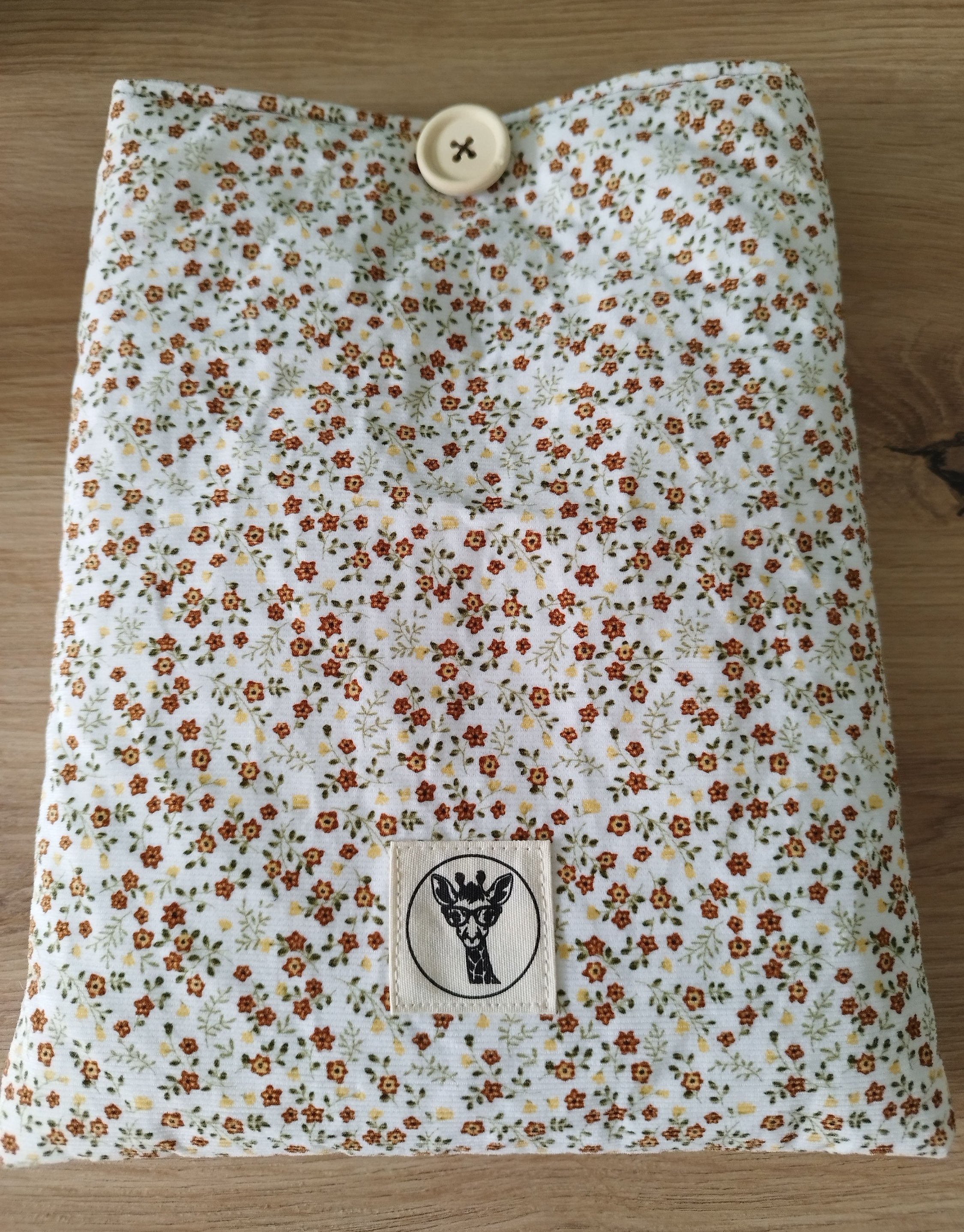 Housse tablette ou livré broché ASTRA velours liberty