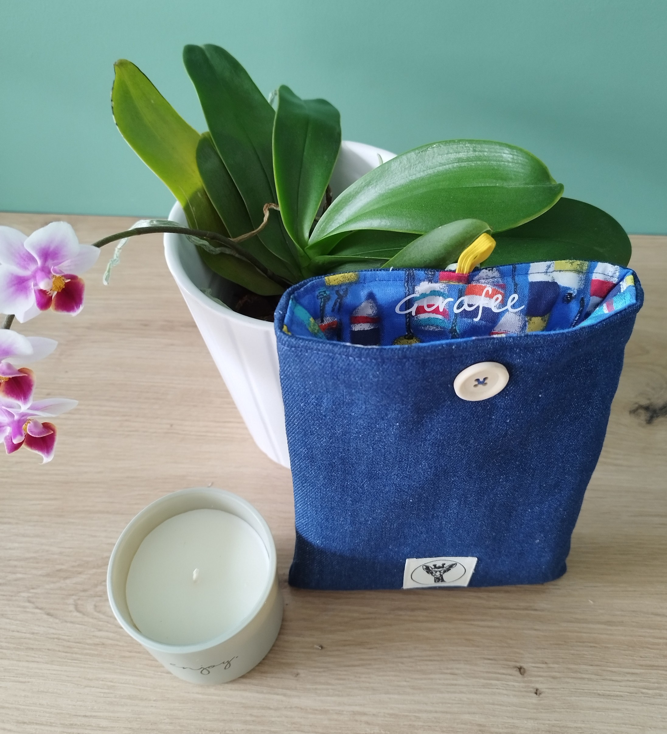 Housse liseuse ou livre de poche ECHO en jean