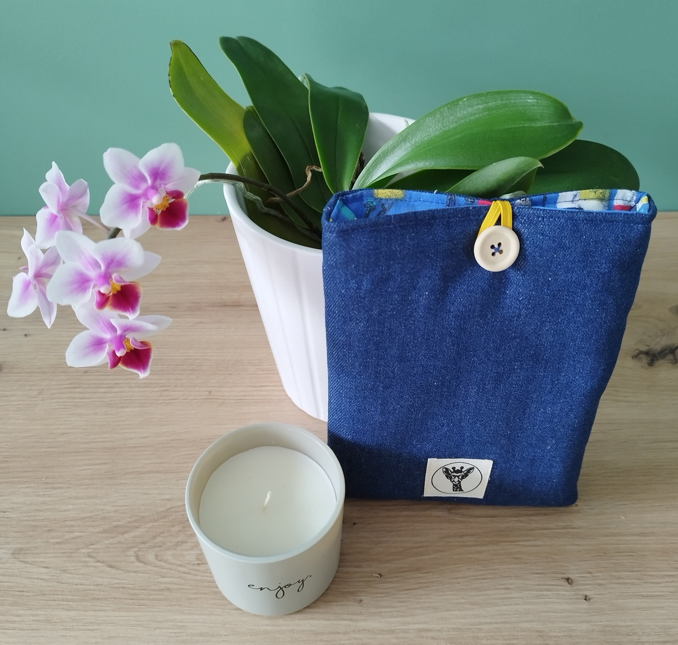 Housse liseuse ou livre de poche ECHO en jean