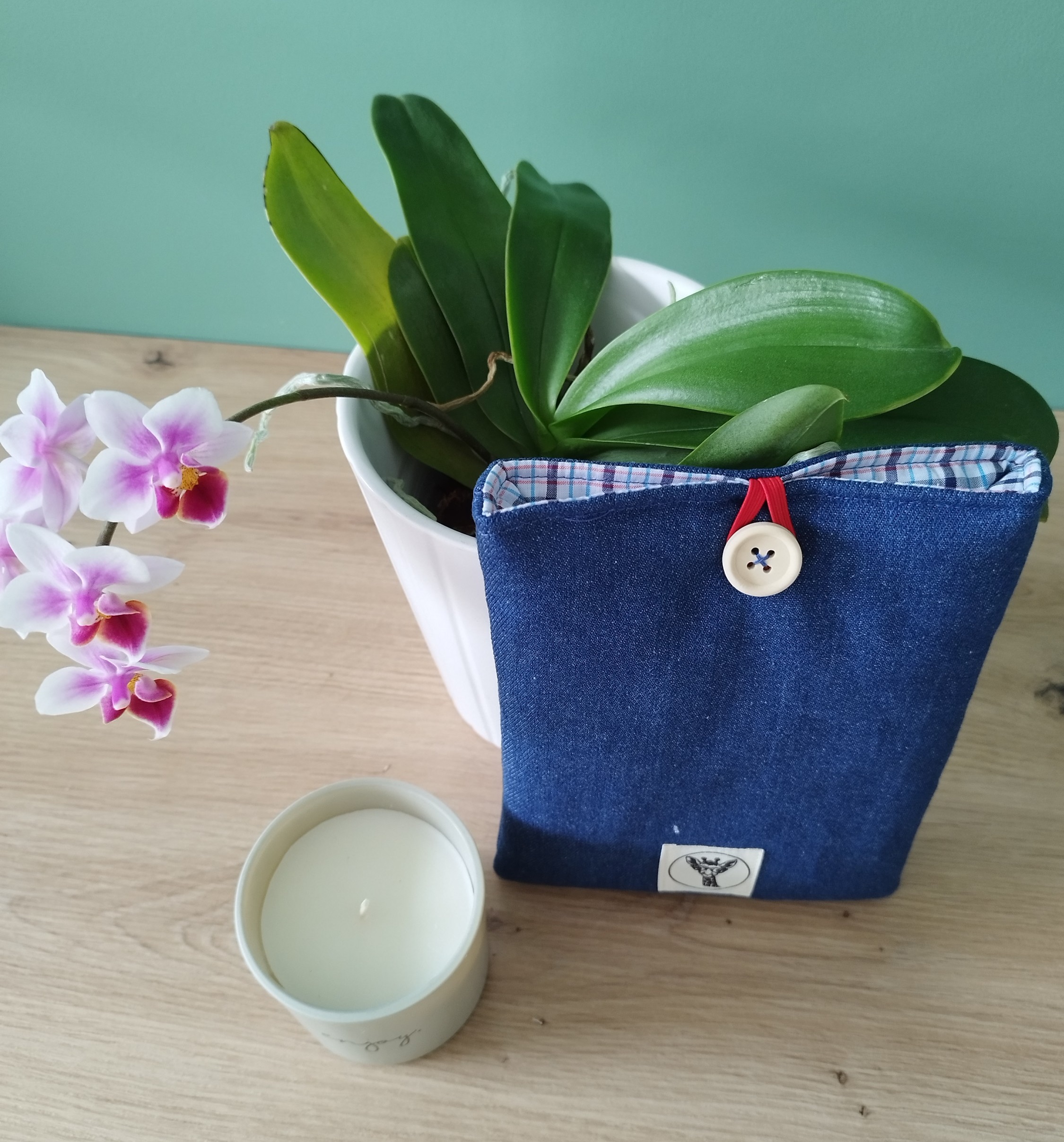 Housse liseuse ou livre de poche ECHO en jean