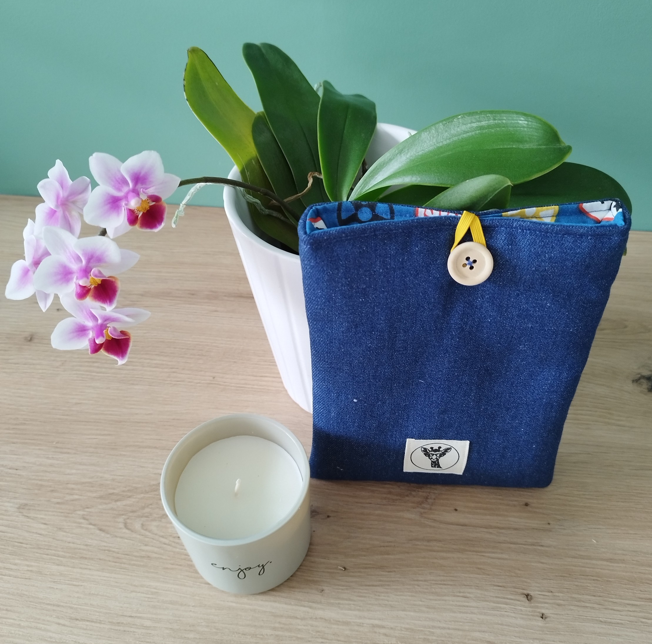 Housse liseuse ou livre de poche ECHO en jean