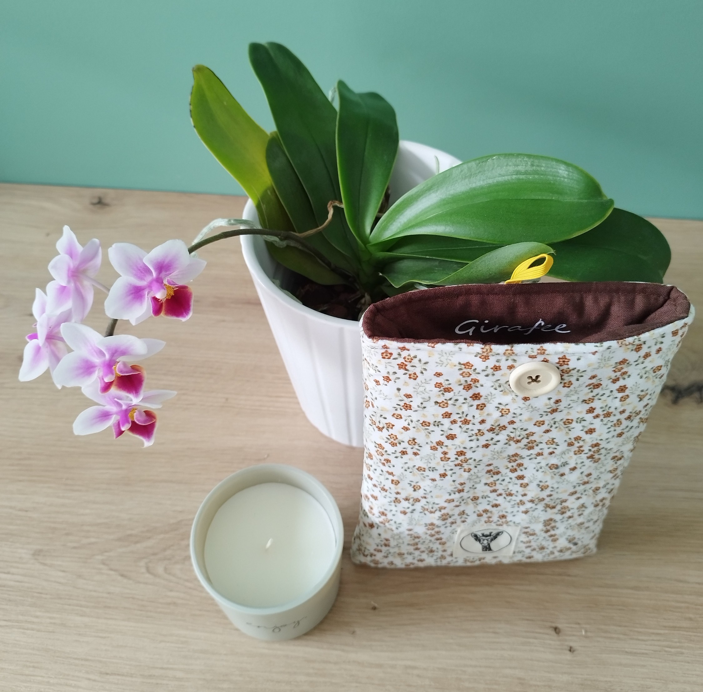 Housse liseuse ou livre de poche ECHO en velours liberty