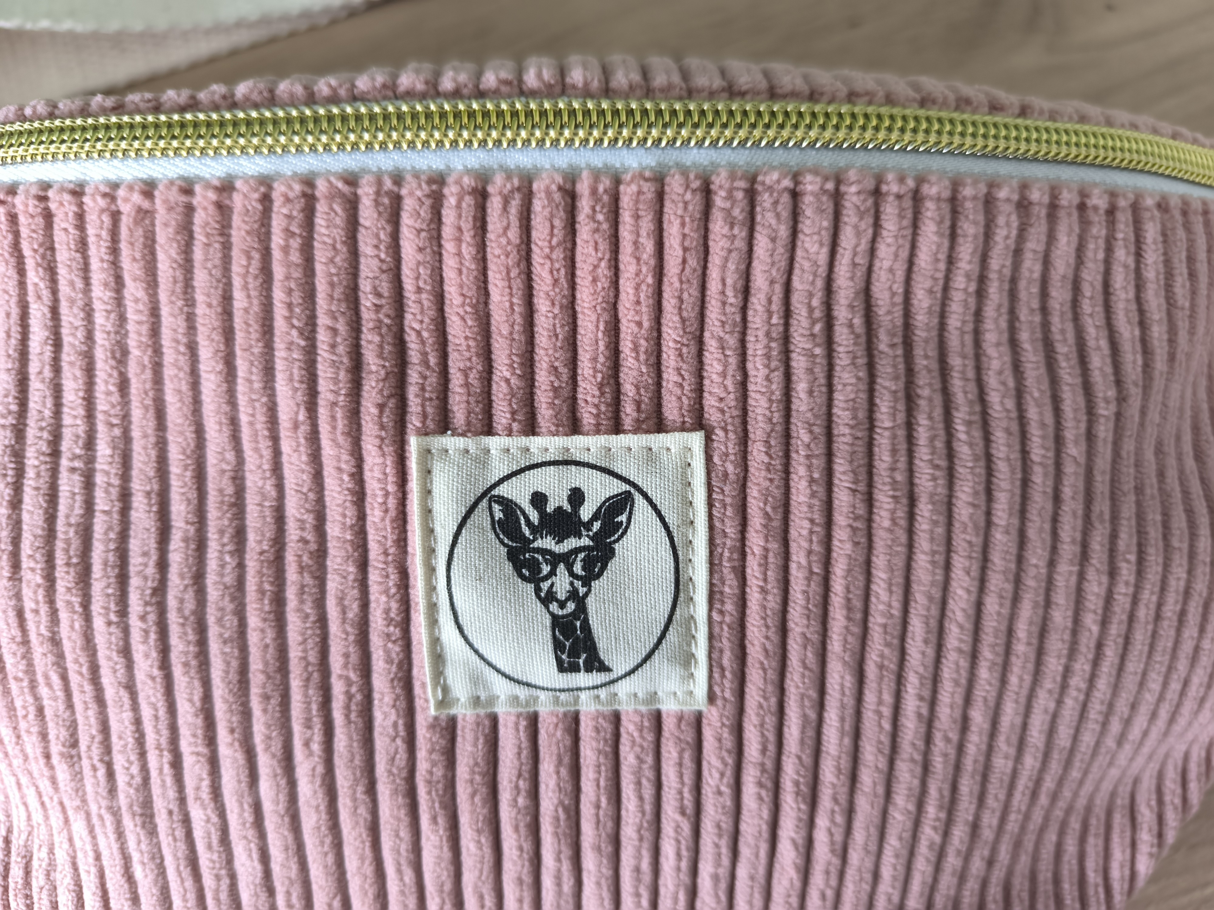 Sac banane GALAXY velours rose