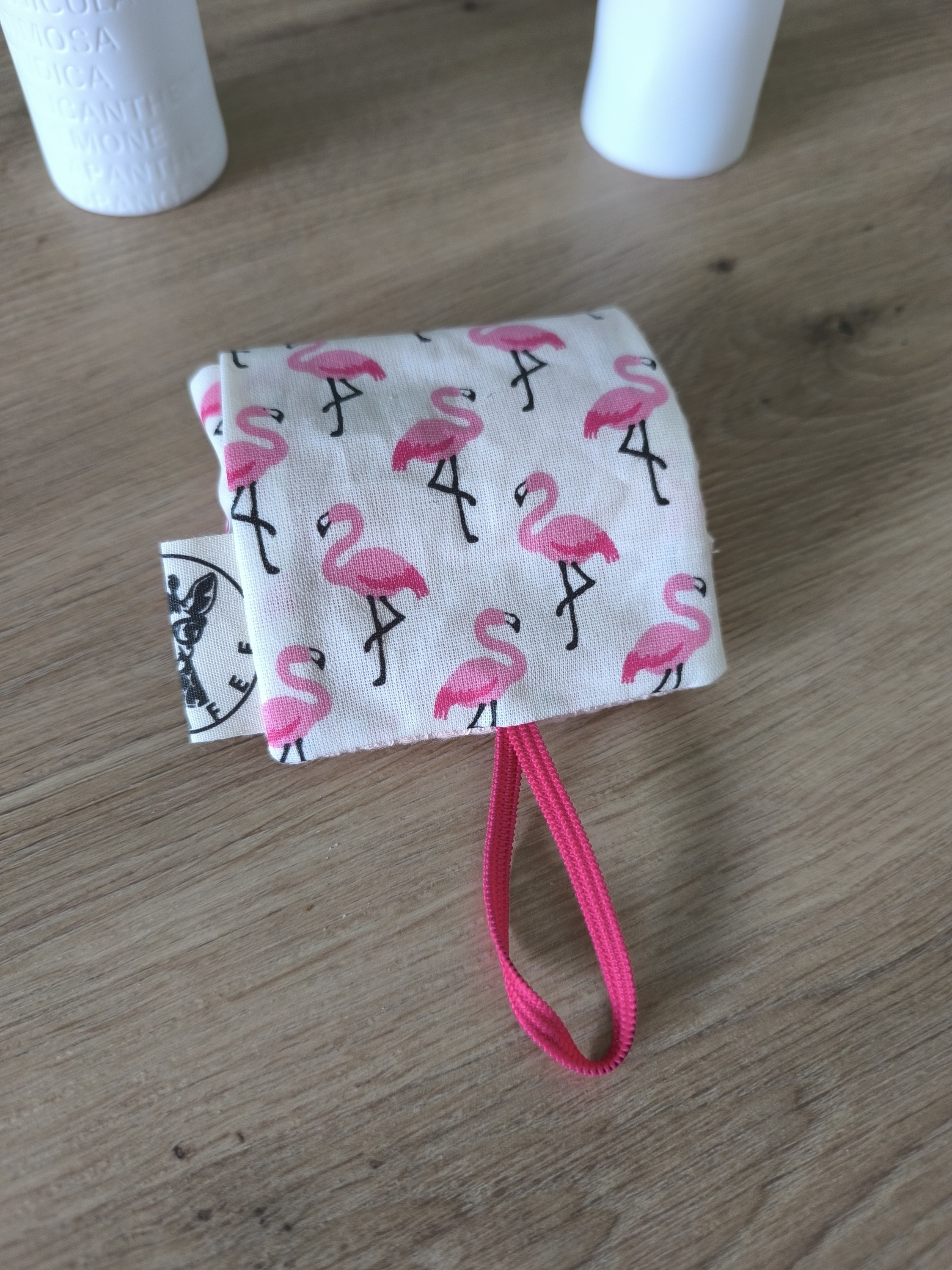 Etui savon COMET motif flamants roses