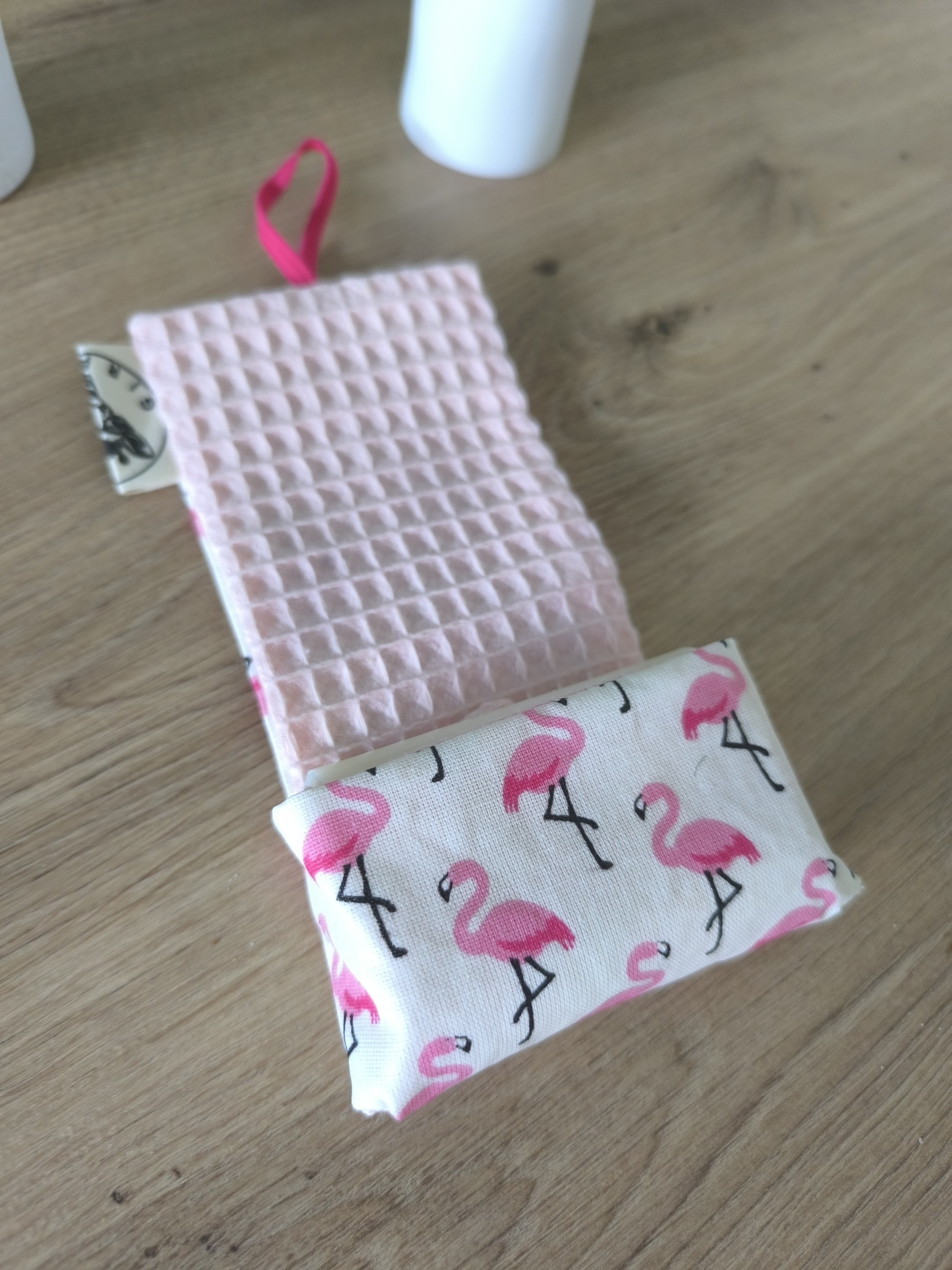 Etui savon COMET motif flamants roses
