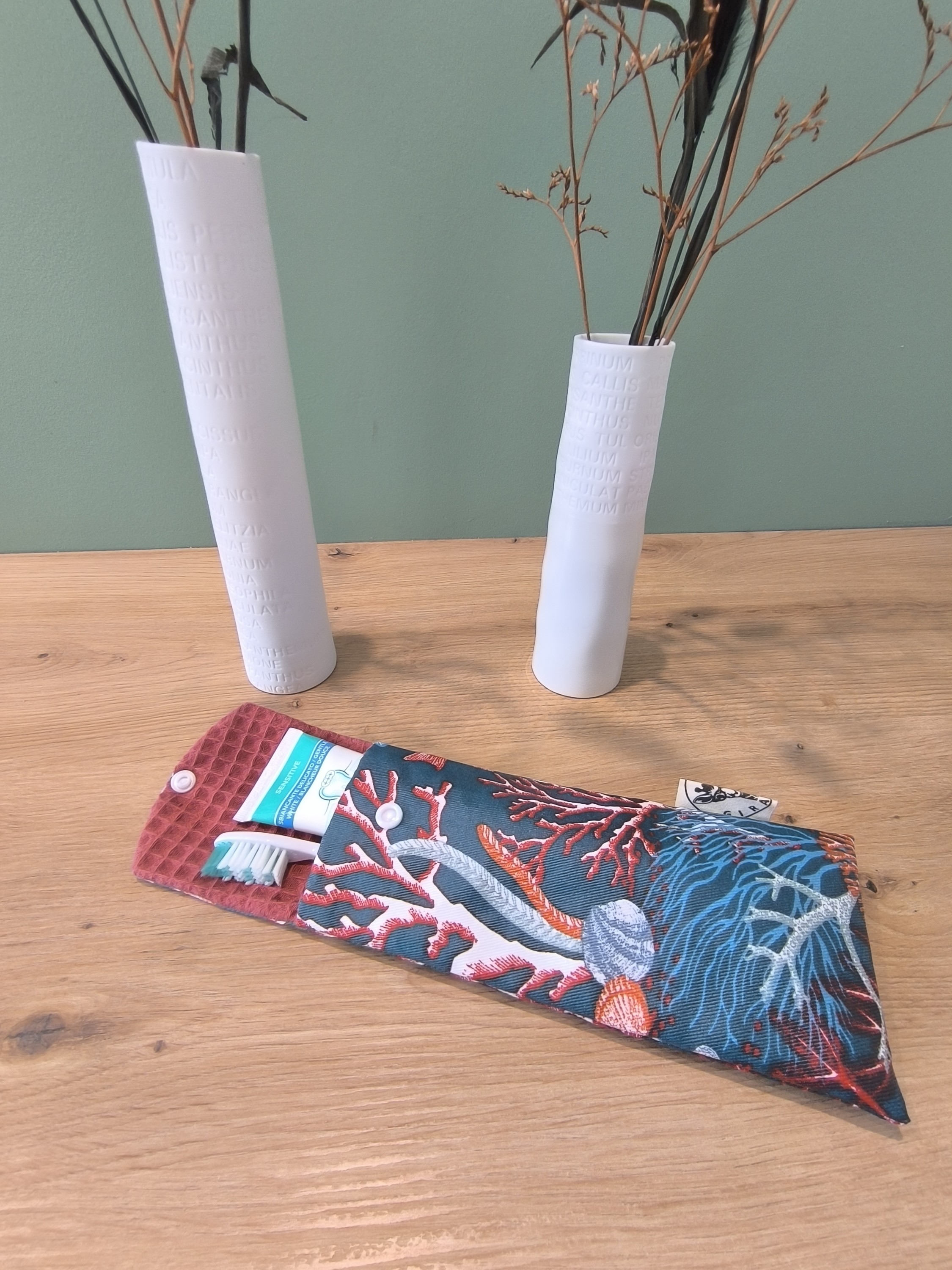 Pochette brosse à dents NEPTUNE motifs marin