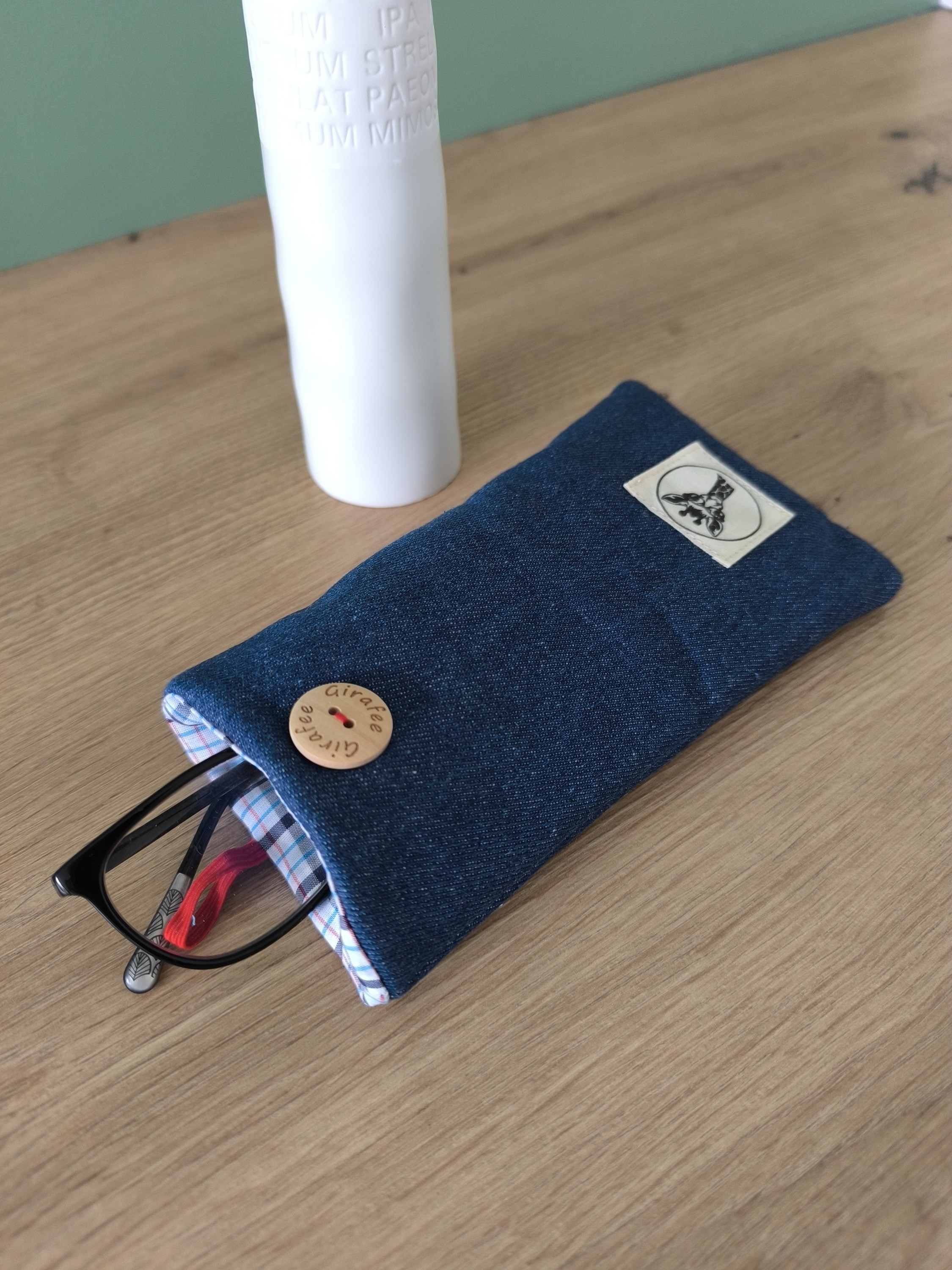 Etui à lunettes PLUTON en jean