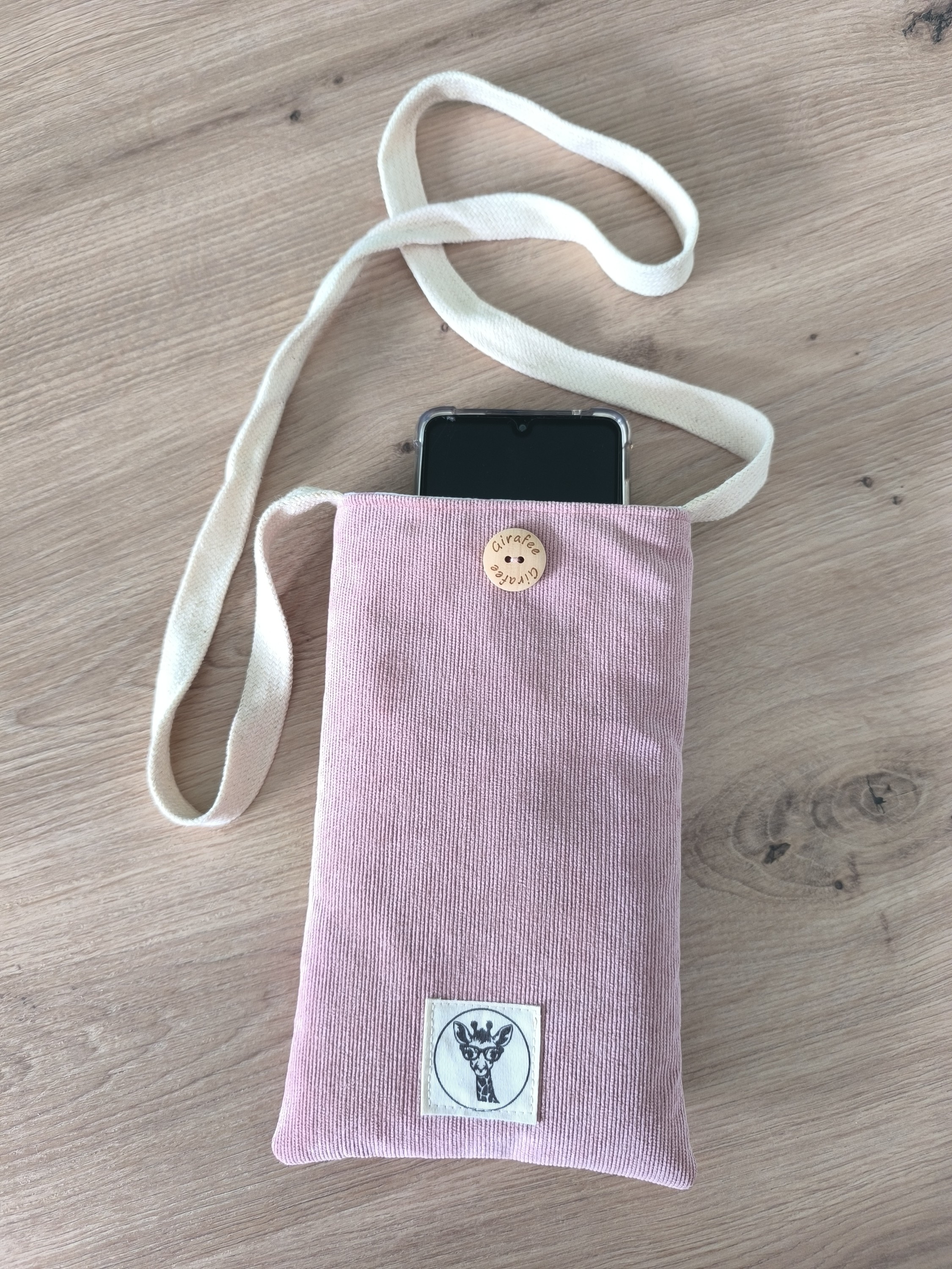 Housses de téléphone portable SATURNE velours rose pâle