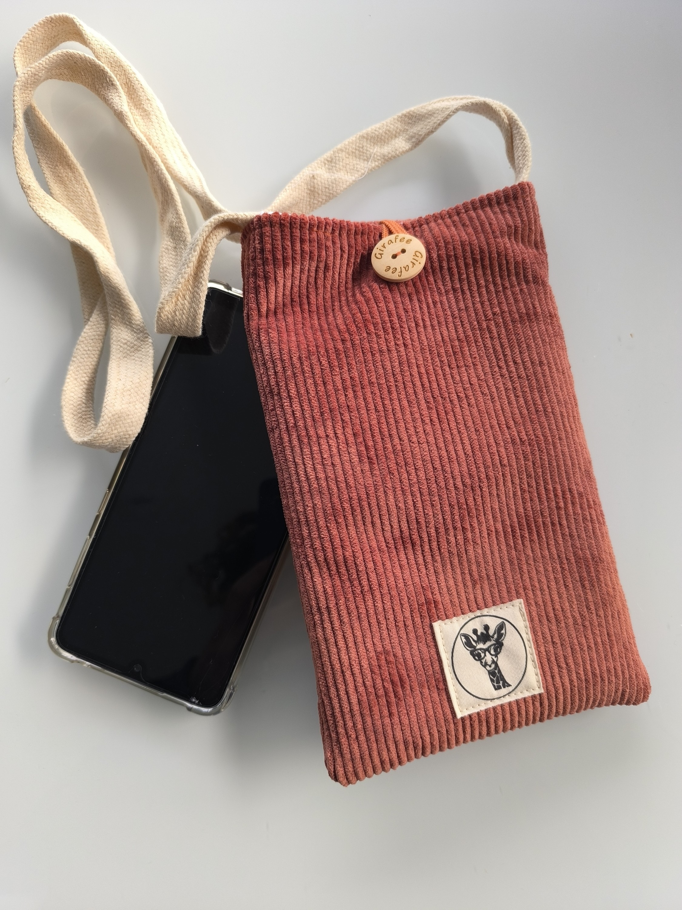 Housses de téléphone portable SATURNE velours saumon