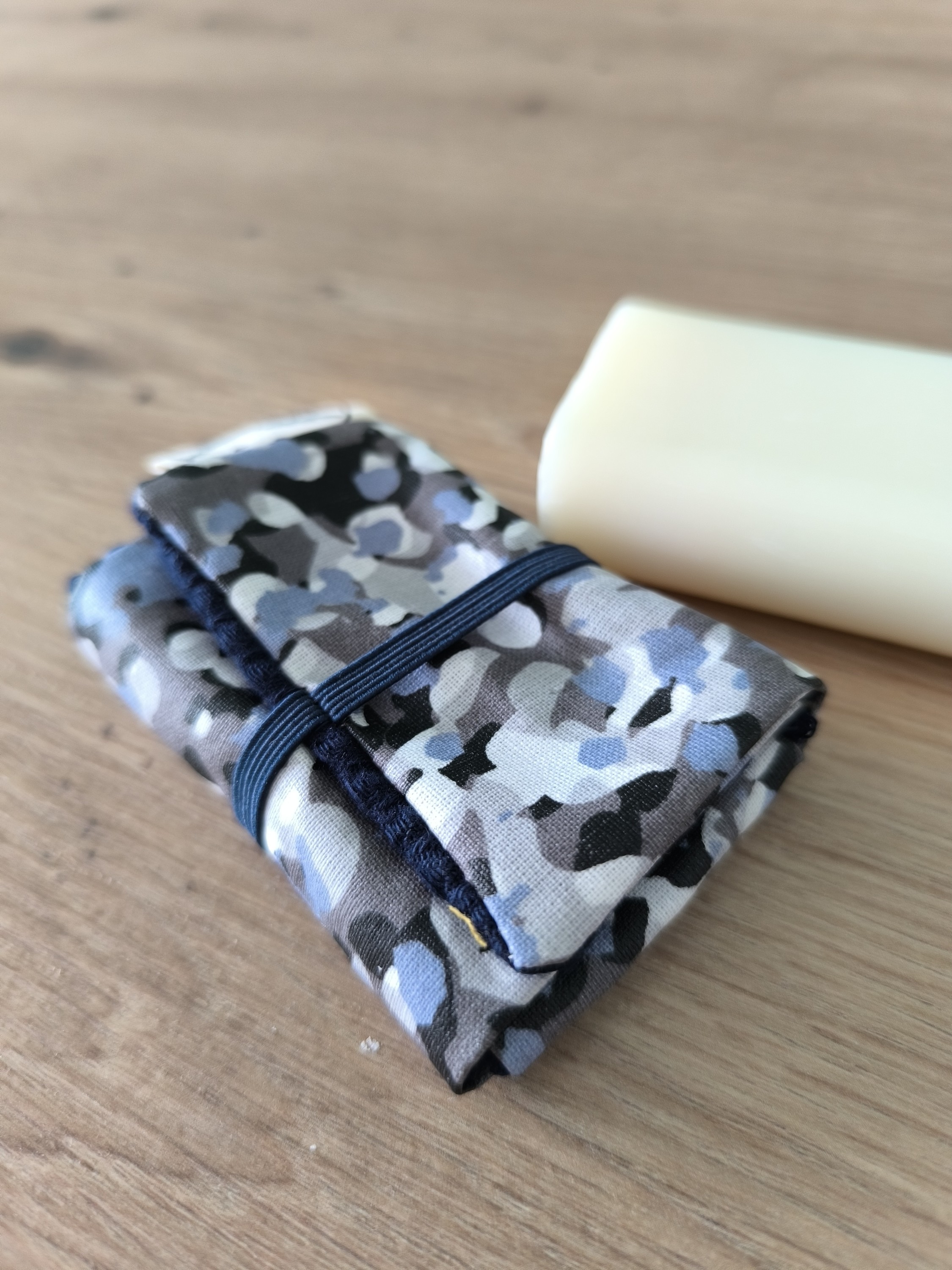 Etui savon COMET gris bleu