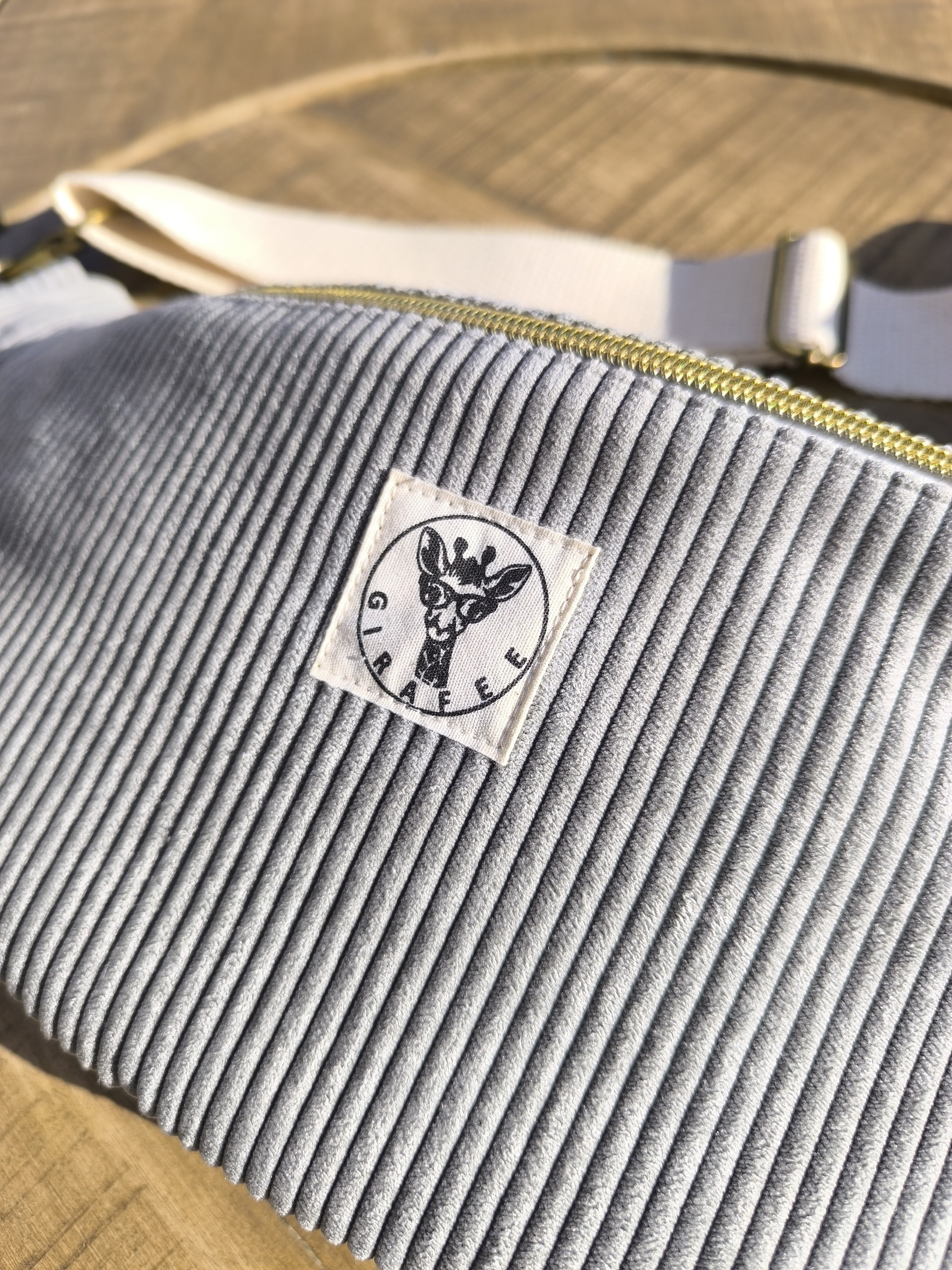 Sac banane GALAXY velours gris