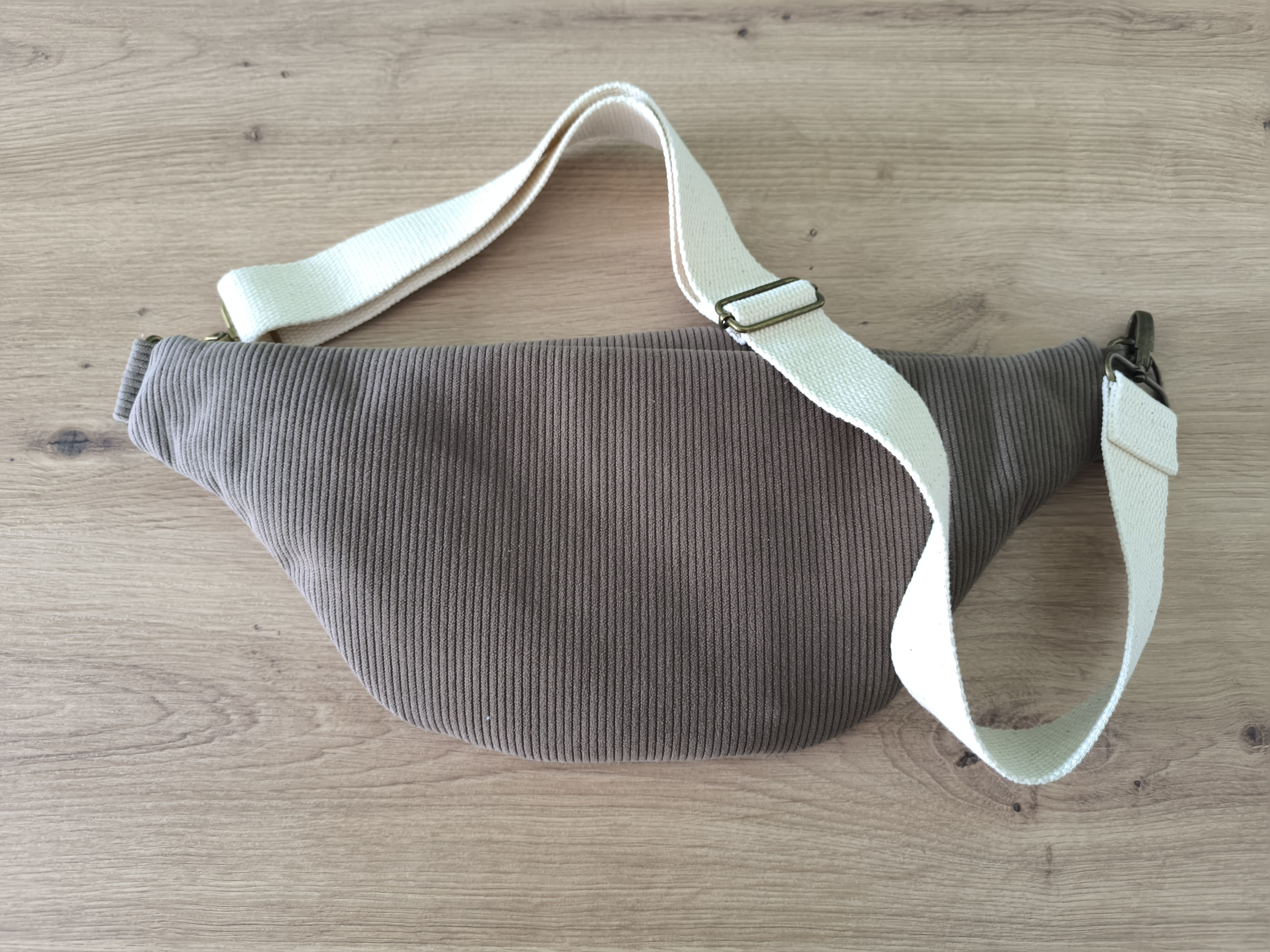 Sac banane GALAXY velours chamois