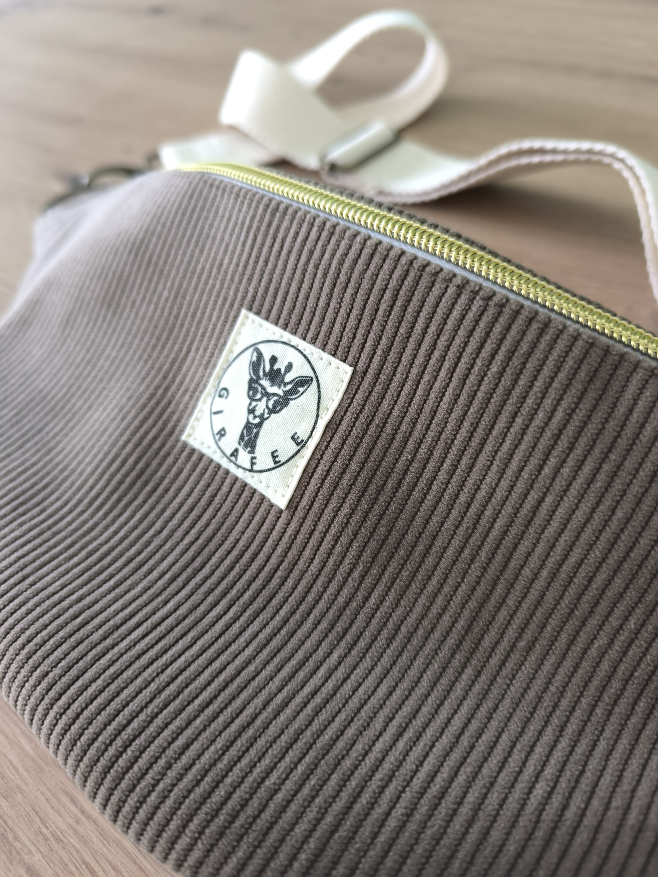 Sac banane GALAXY velours chamois