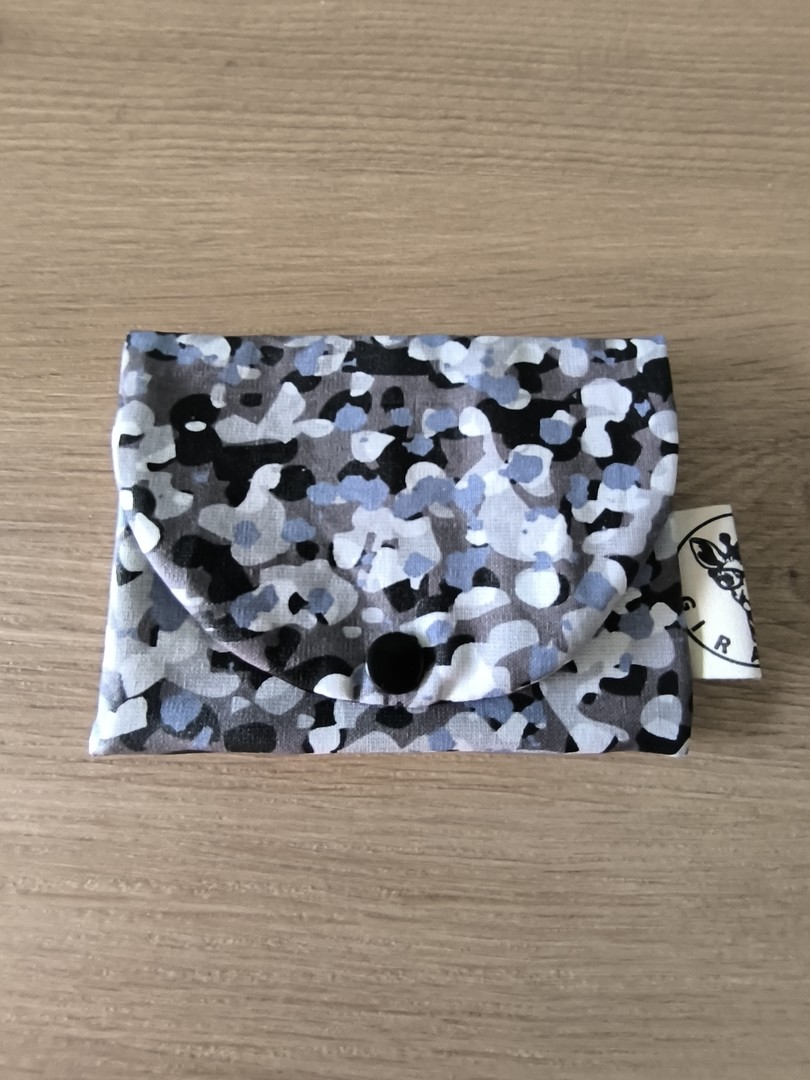 Pochette cotons / cotons-tiges ZEPHYR gris bleu