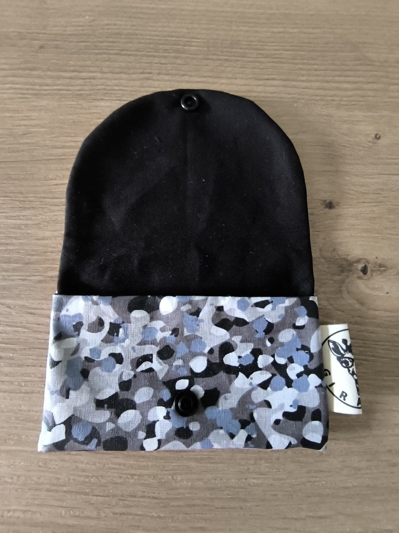 Pochette cotons / cotons-tiges ZEPHYR gris bleu