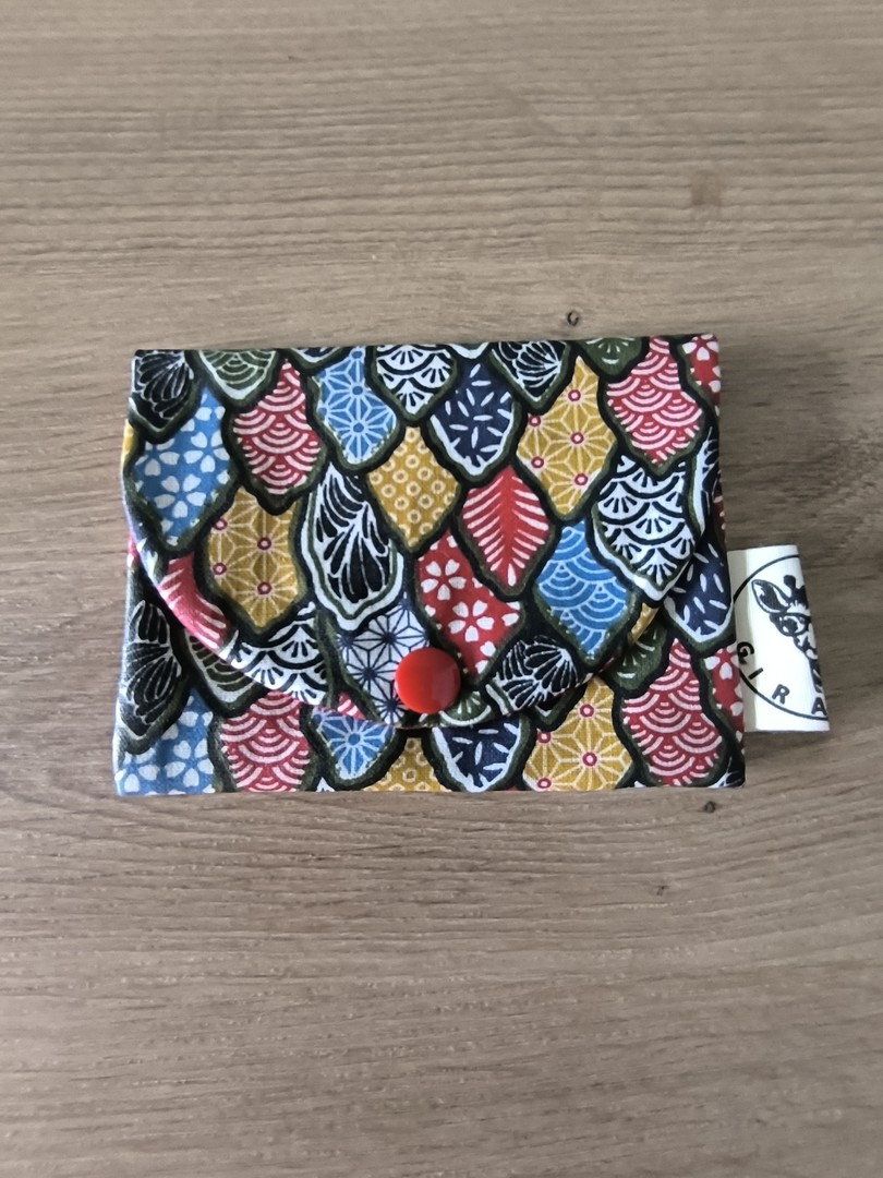 Pochette cotons / cotons-tiges ZEPHYR graphique multicolore