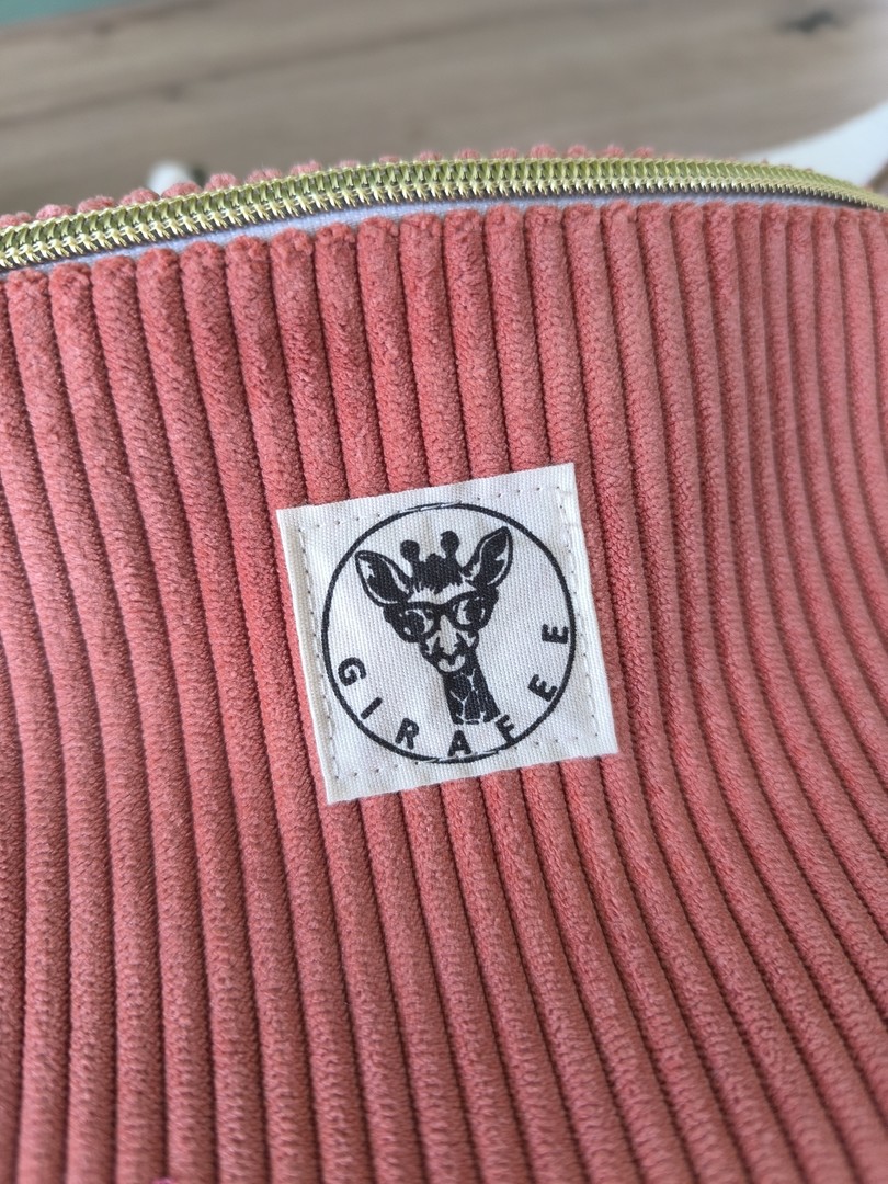 Sac banane GALAXY velours corail