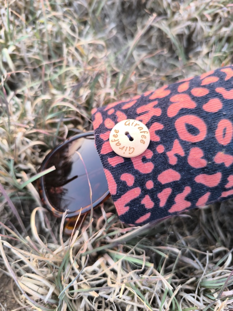 Etui à lunettes PLUTON en velours Léopard