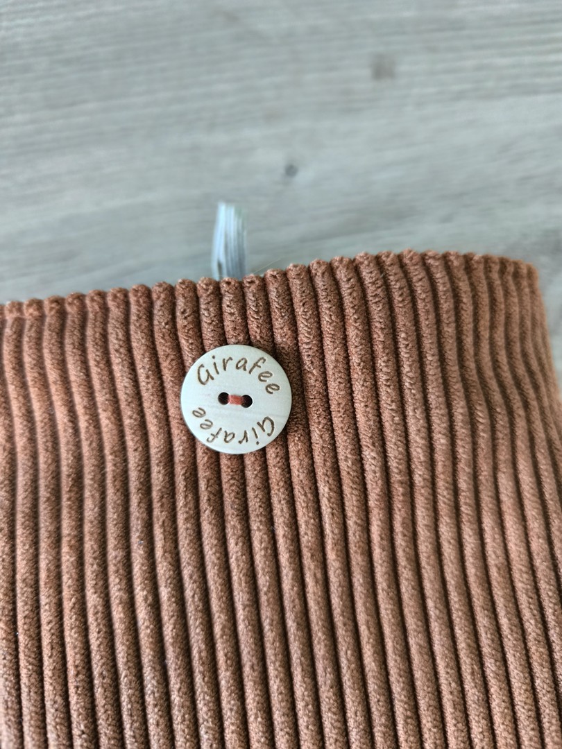 Housse liseuse ou livre de poche ECHO en velours caramel