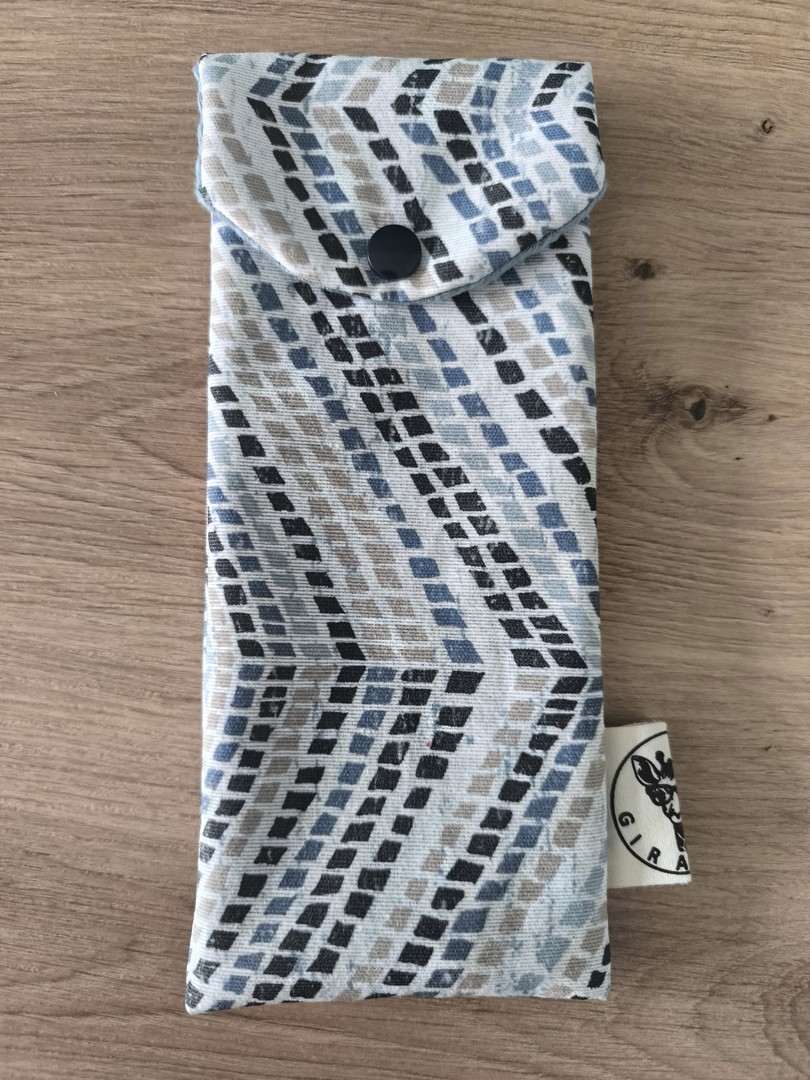 Pochette brosse à dents NEPTUNE mosaïque gris