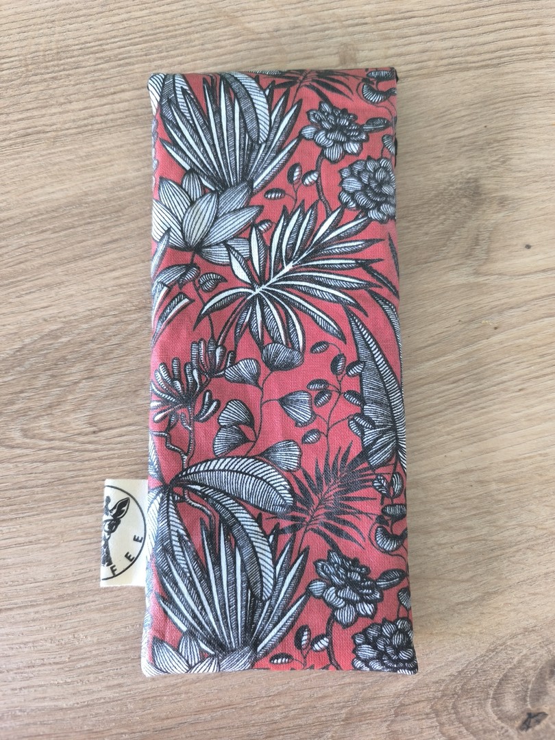 Pochette brosse à dents NEPTUNE bordeaux jungle