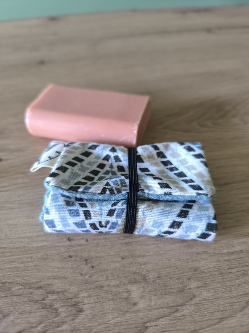 Etui savon COMET mosaïque gris