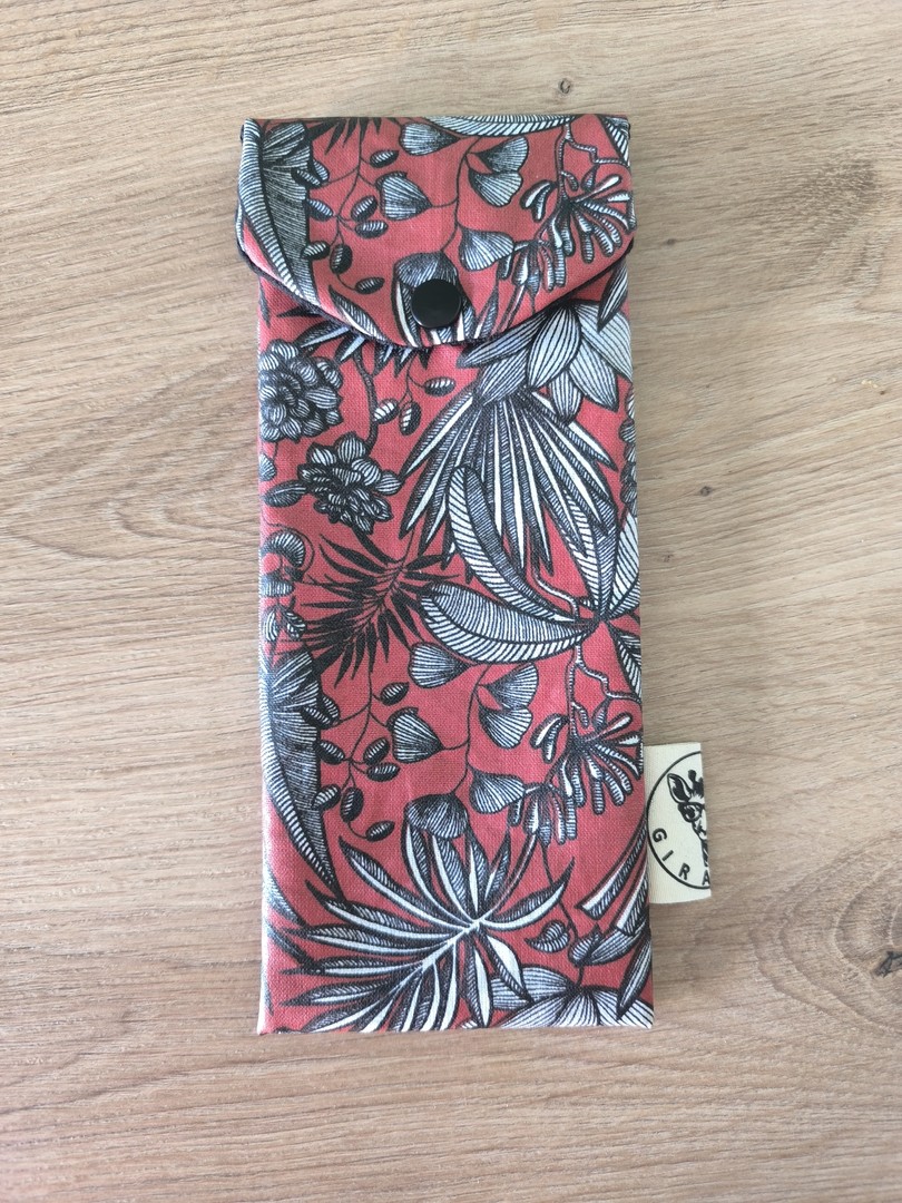 Pochette brosse à dents NEPTUNE bordeaux jungle