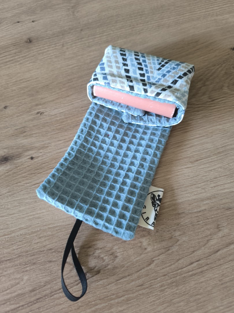 Etui savon COMET mosaïque gris