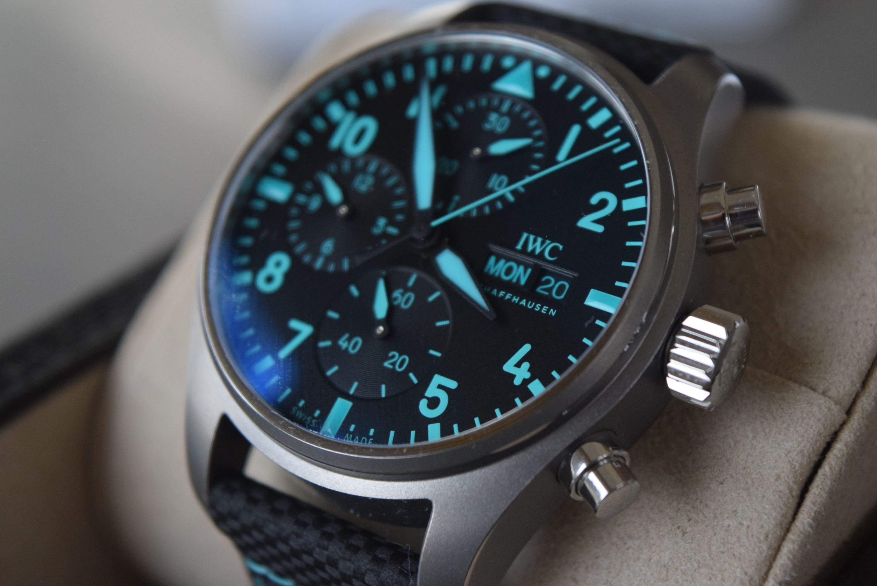 IWC Pilot Petronas, includes exclusive Formula 1 collectibles and two additional IWC straps