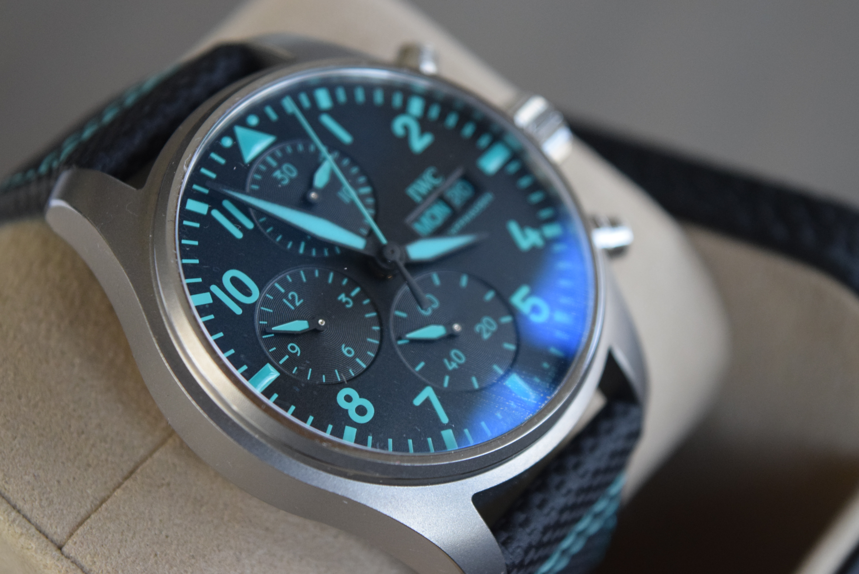 IWC Pilot Petronas, includes exclusive Formula 1 collectibles and two additional IWC straps
