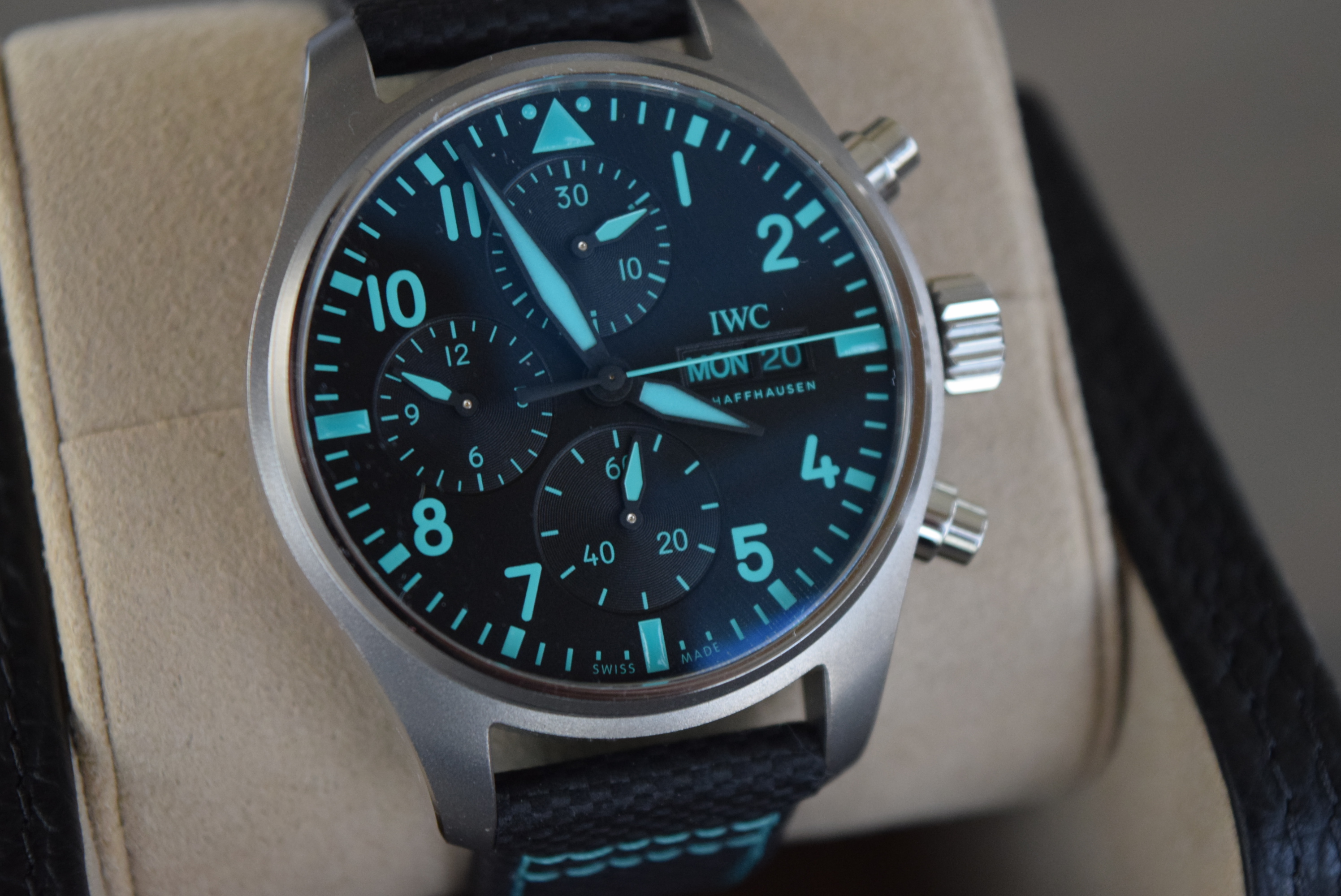 IWC Pilot Petronas, includes exclusive Formula 1 collectibles and two additional IWC straps