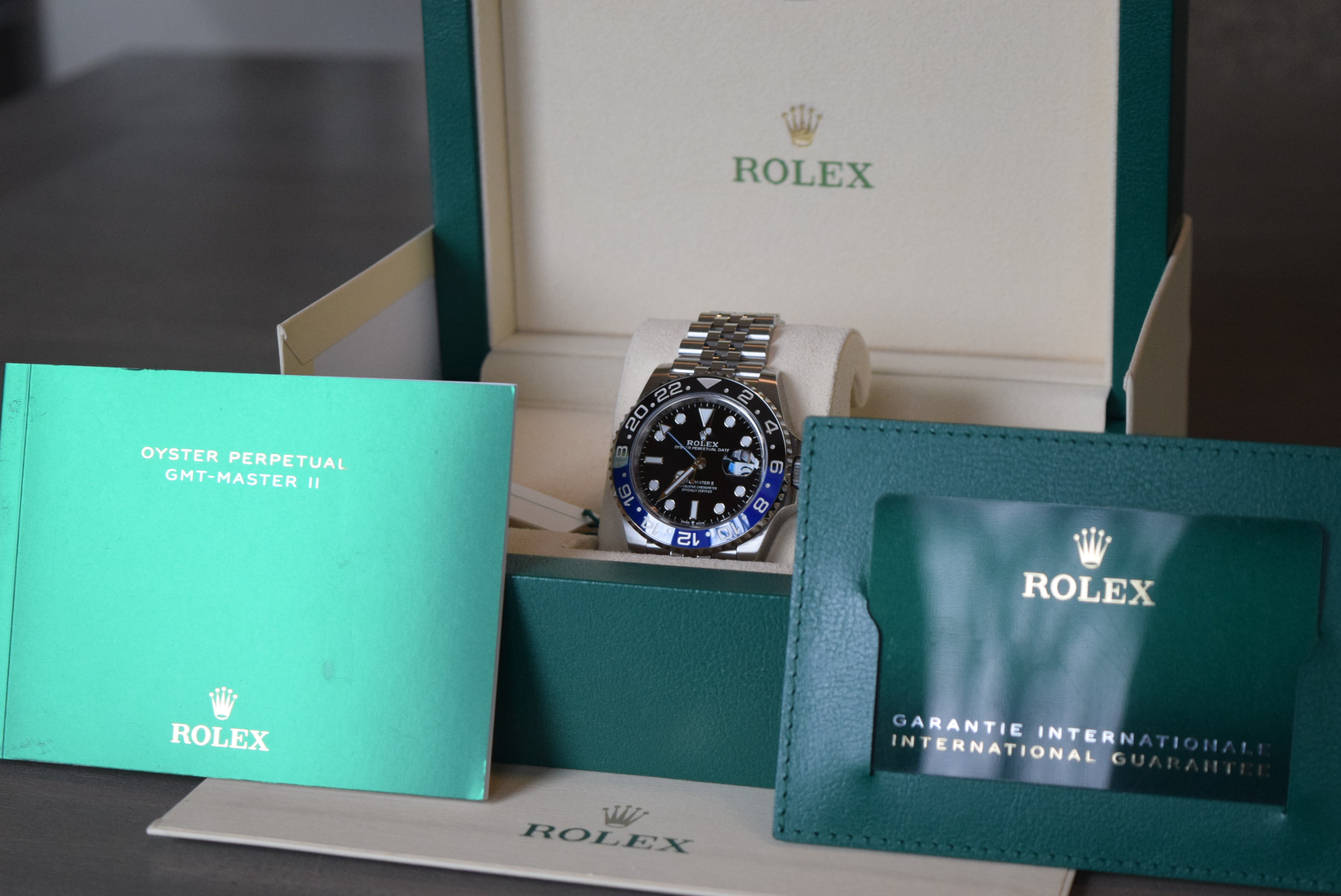 126710blnr Rolex GMT Master II "Batgirl"