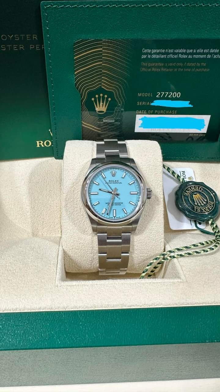277200 Rolex Oyster Perpetual 31mm Tiffany dial
