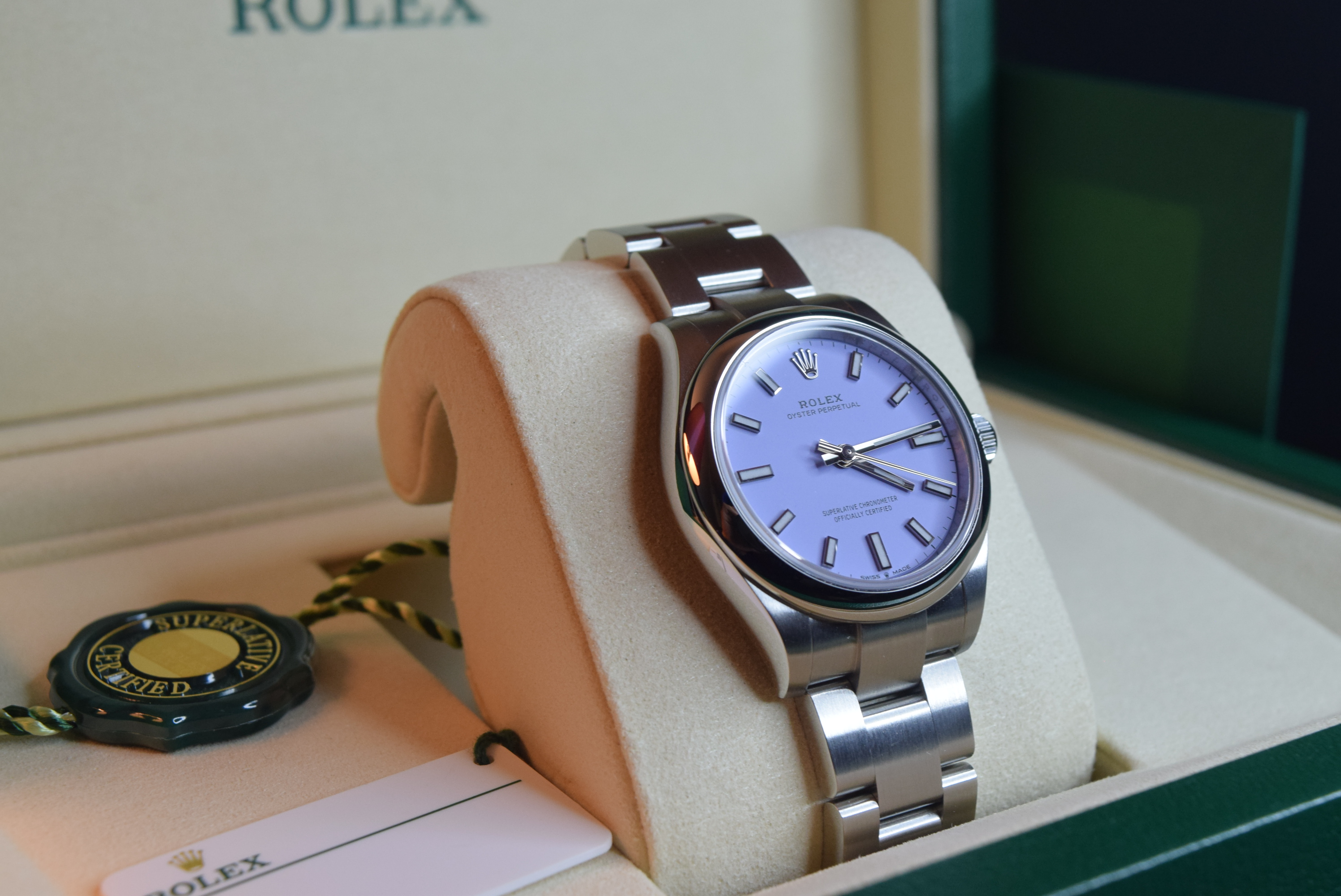 277200 Rolex Oyster Perpetual Lavender dial