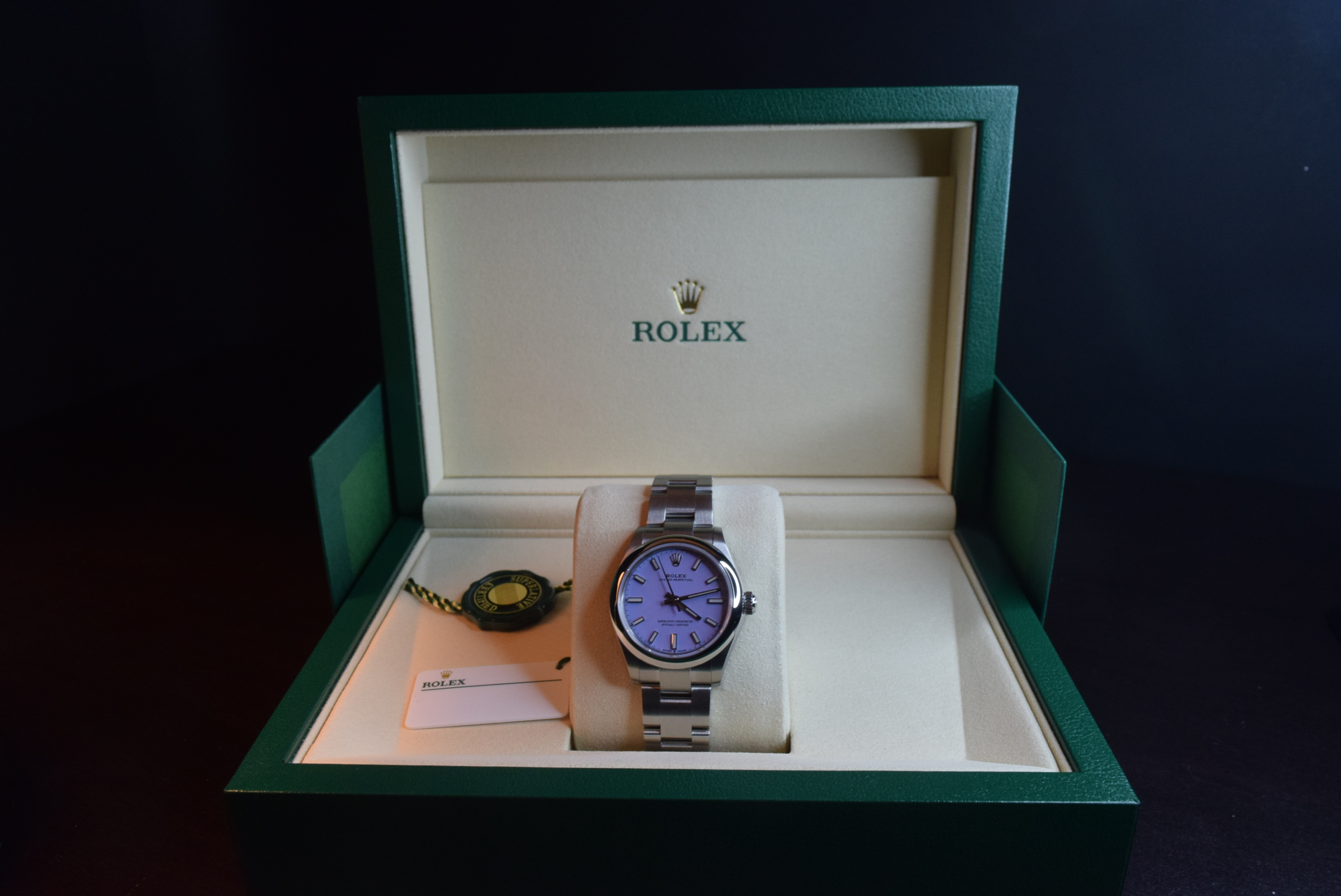 277200 Rolex Oyster Perpetual Lavender dial