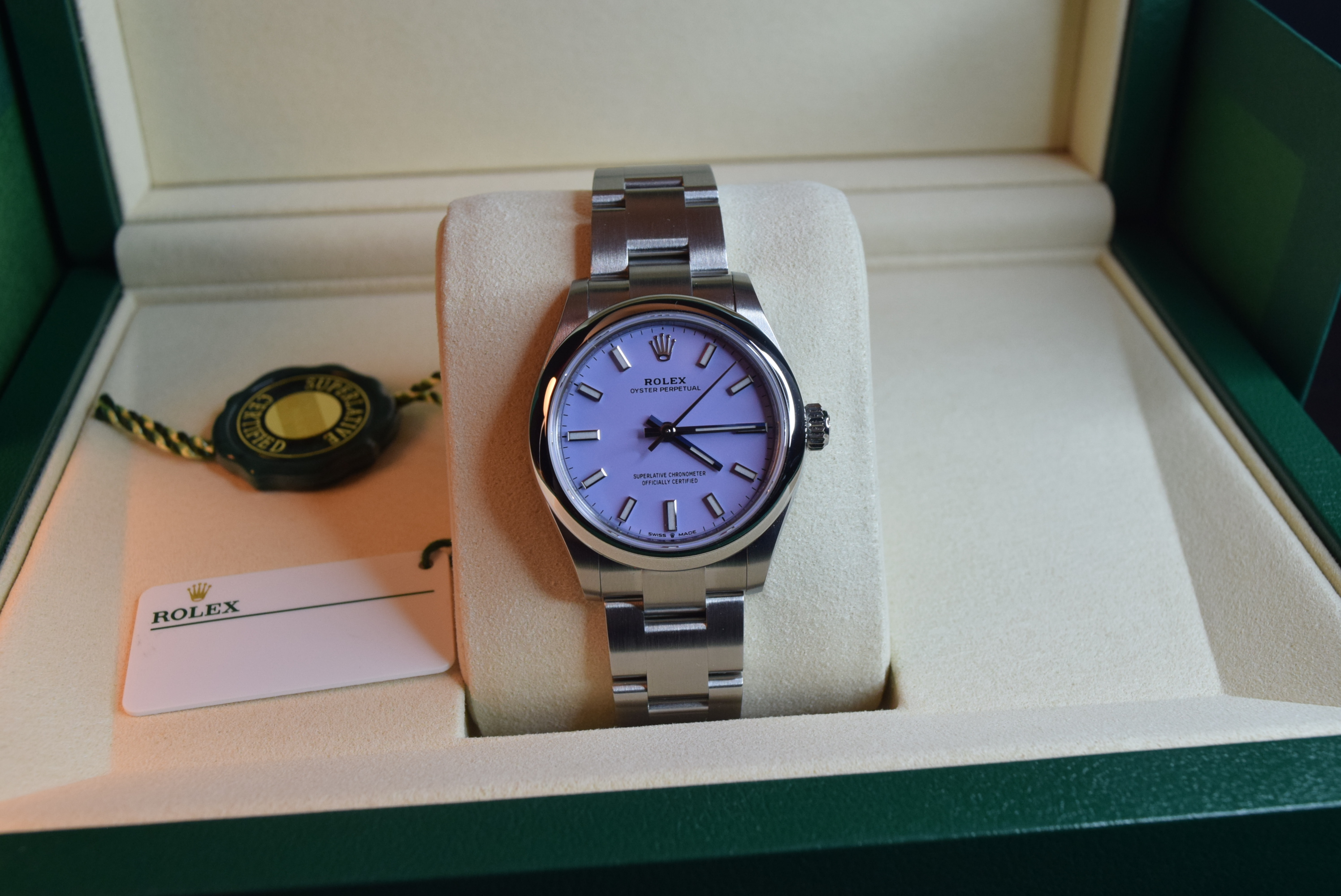277200 Rolex Oyster Perpetual Lavender dial