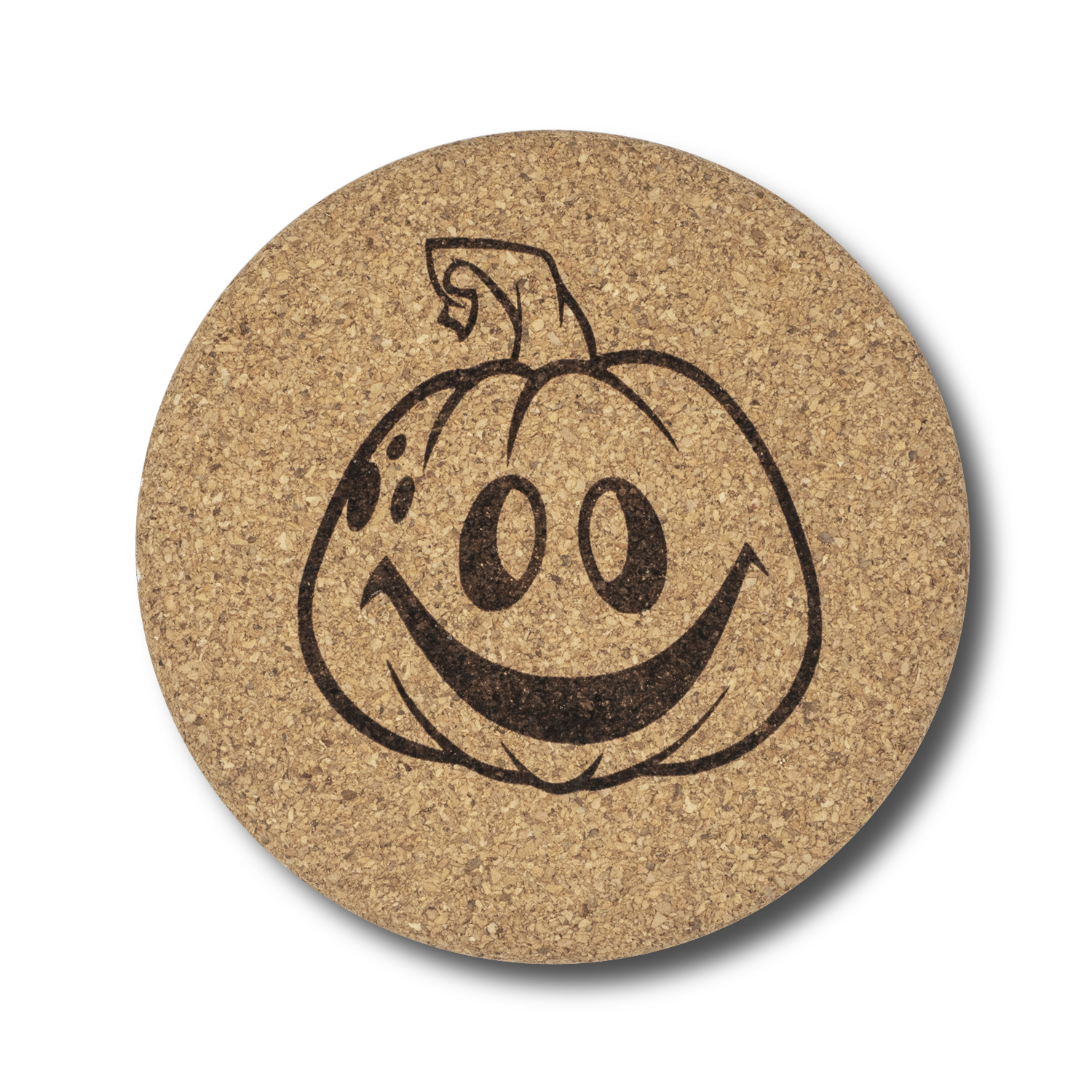 Cork coasters with Halloween inspired motifs / Ddessous de verre en liège avec motifs inspirés par Halloween