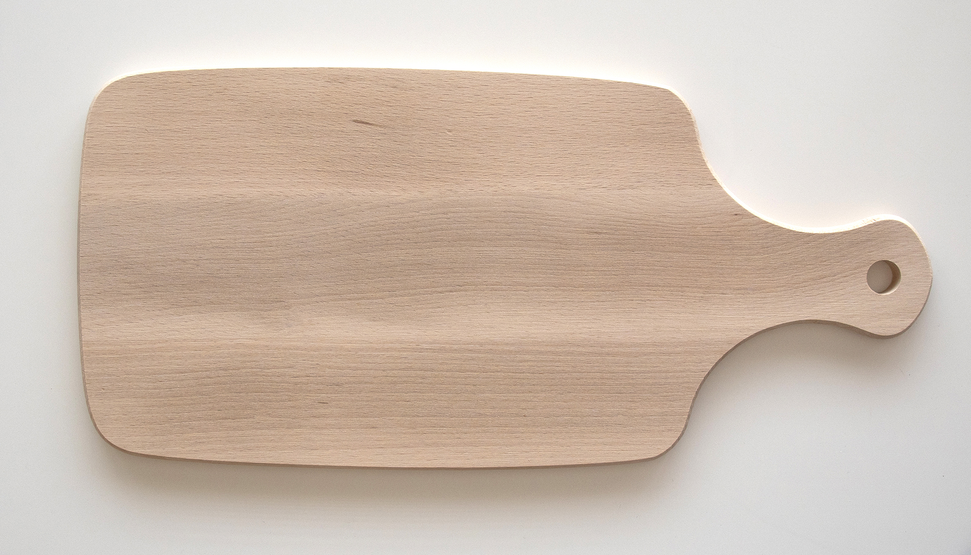 38x18x1.1cm Wooden board in European beech - Customizable / Planche à découper en hêtre (EU) personnalisable