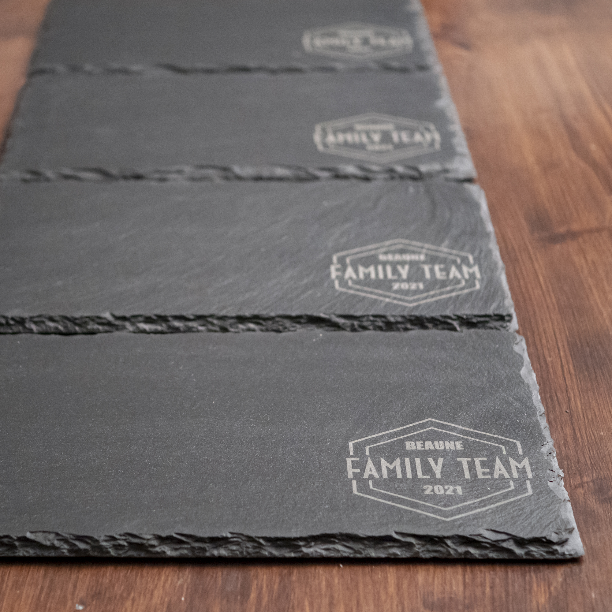 30x20cm Slate board with your logo or design / Planche apéro en ardoise avec votre logo ou création