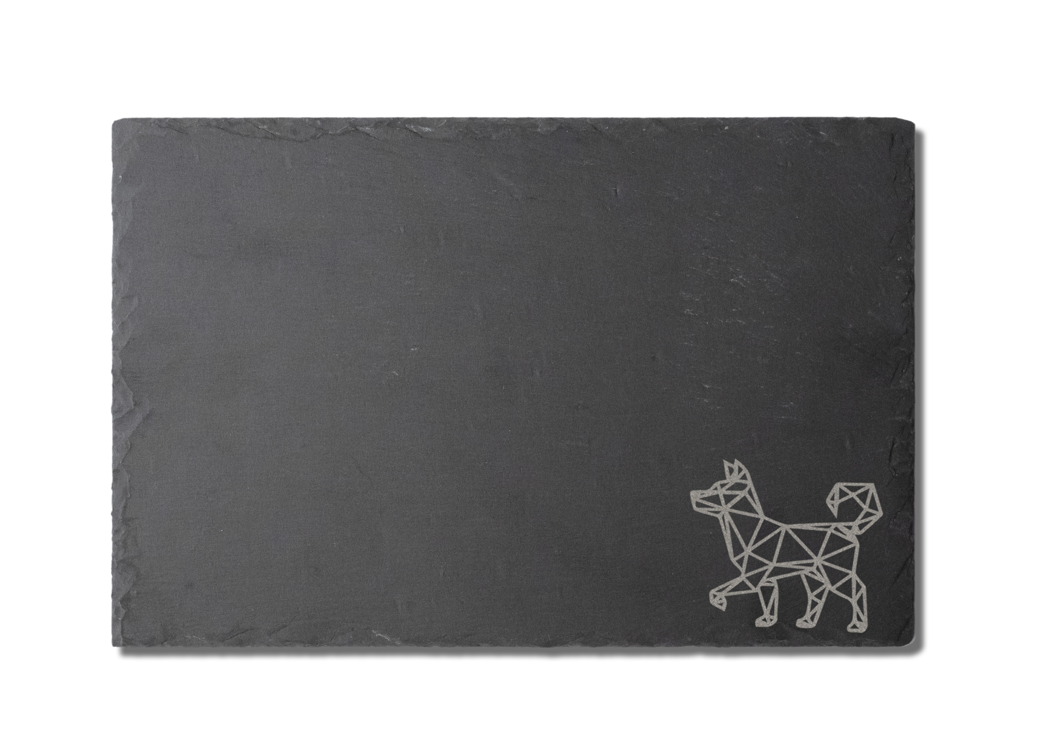 30x20cm Slate board with Animal signs motif / Planche apéro en ardoise avec motif de signes d'animaux