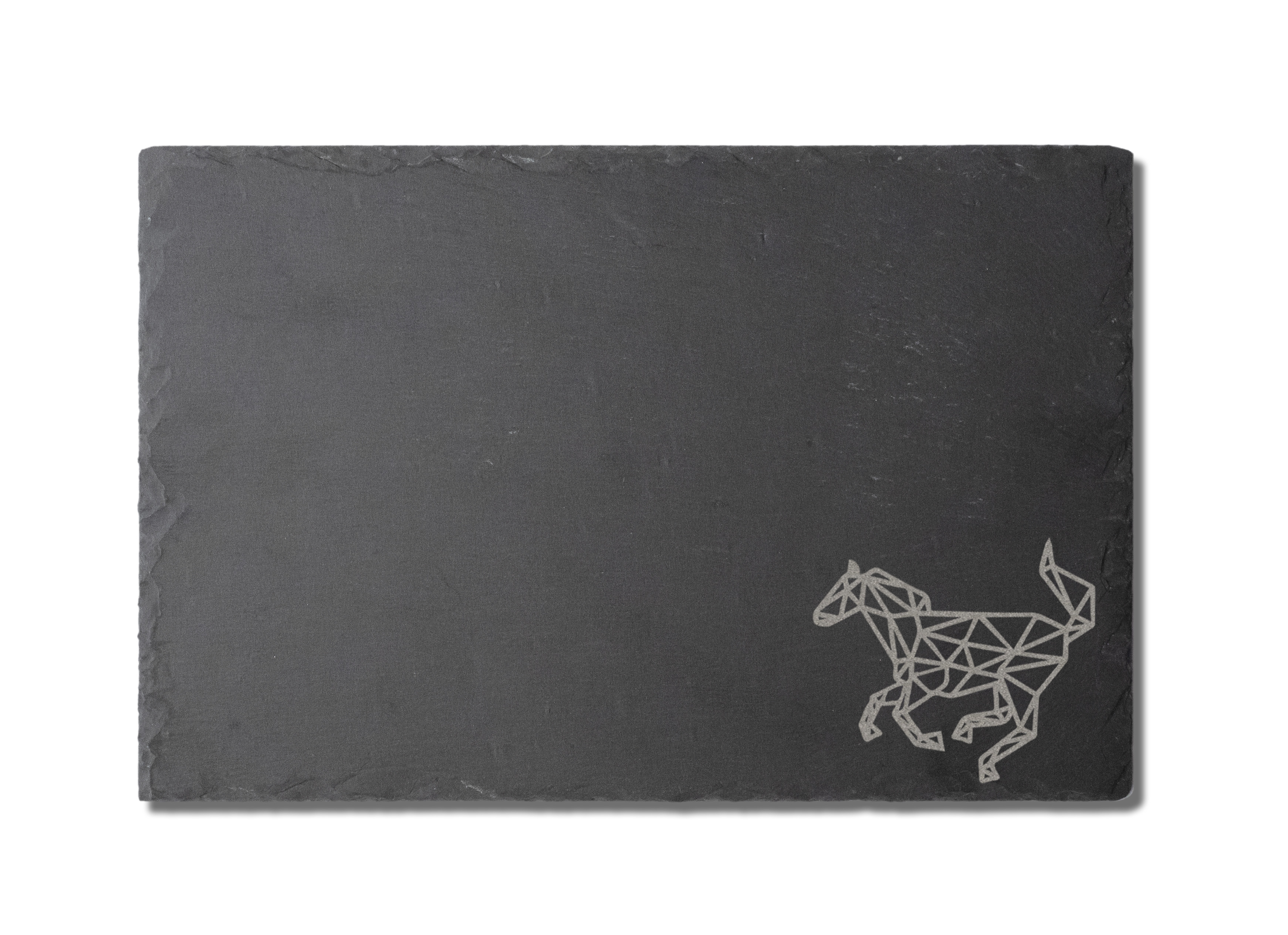 30x20cm Slate board with Animal signs motif / Planche apéro en ardoise avec motif de signes d'animaux