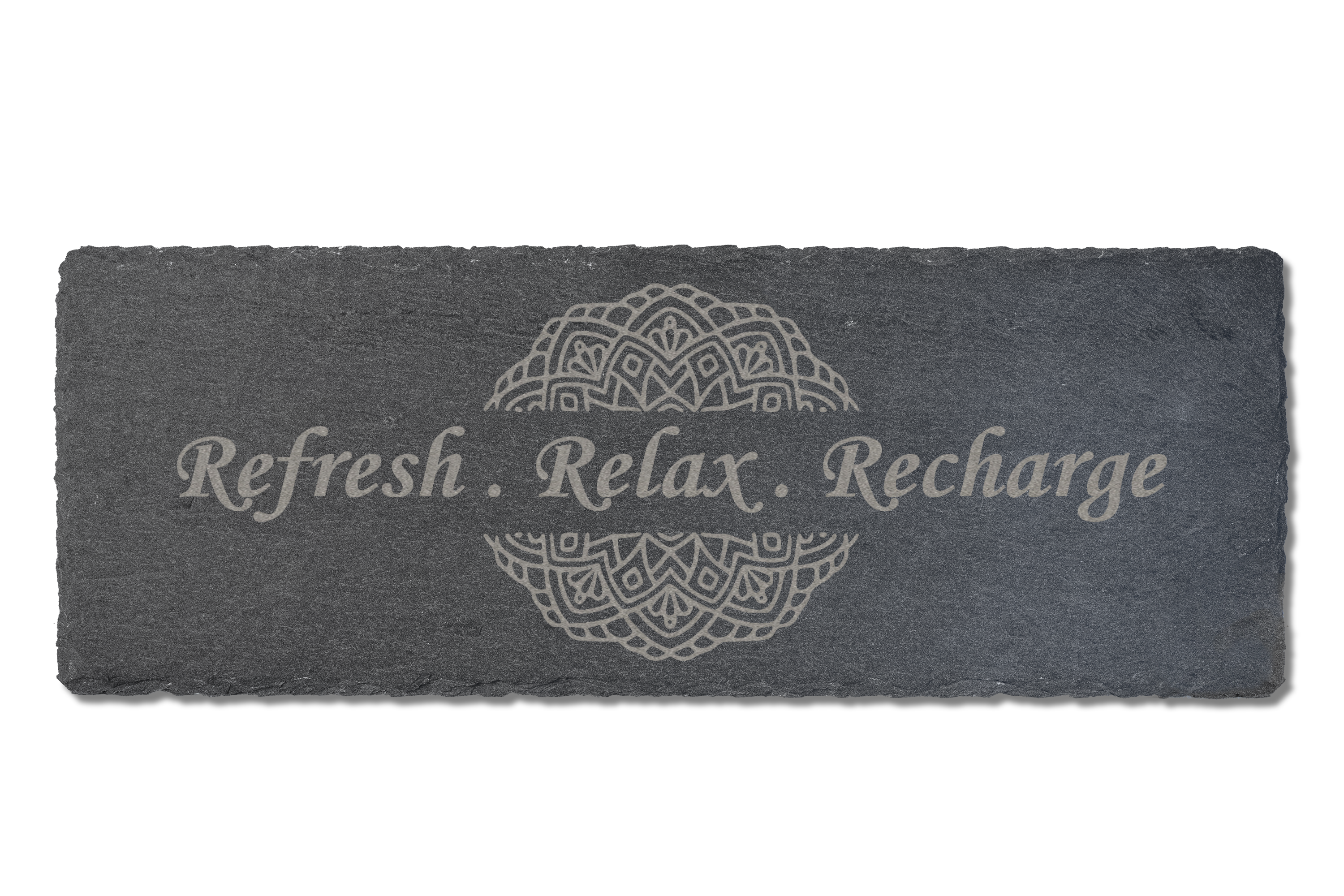 30x11cm Slate board with your logo or design / Ardoise avec motifs votre logo or creation